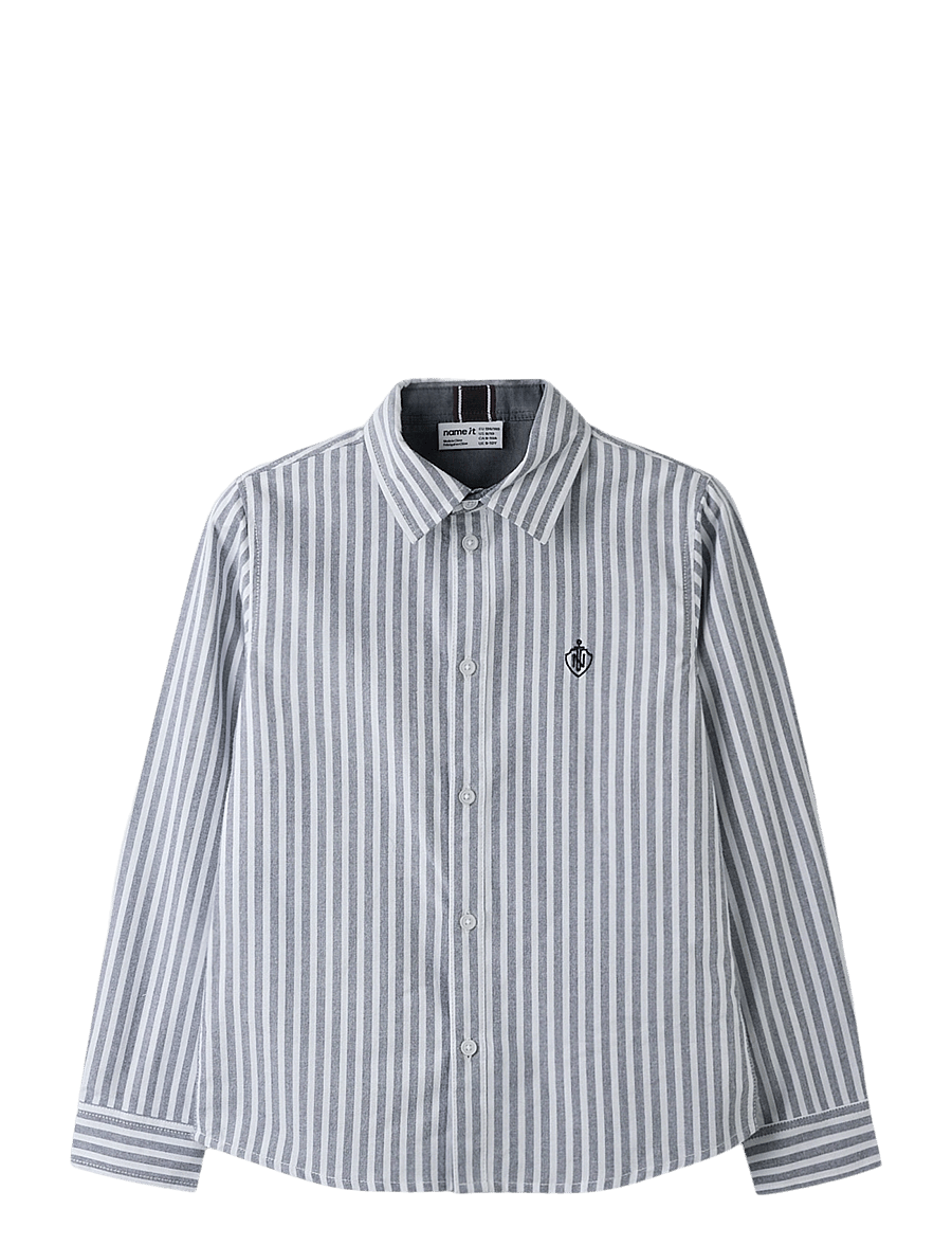 name it - NKMNEWSA LS SHIRT NOOS - langärmlige hemden - navy blazer - 0