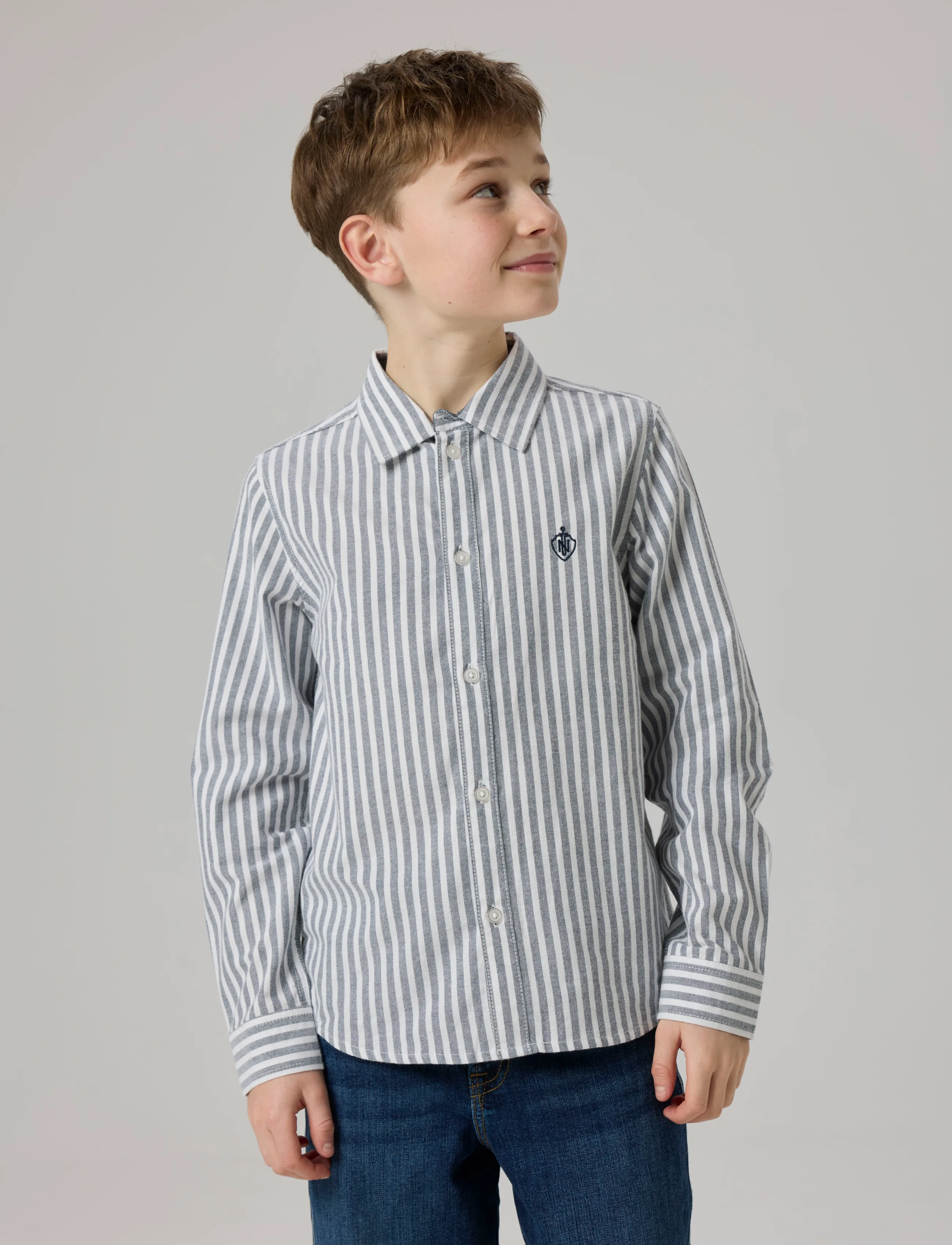 name it - NKMNEWSA LS SHIRT NOOS - langärmlige hemden - navy blazer - 3