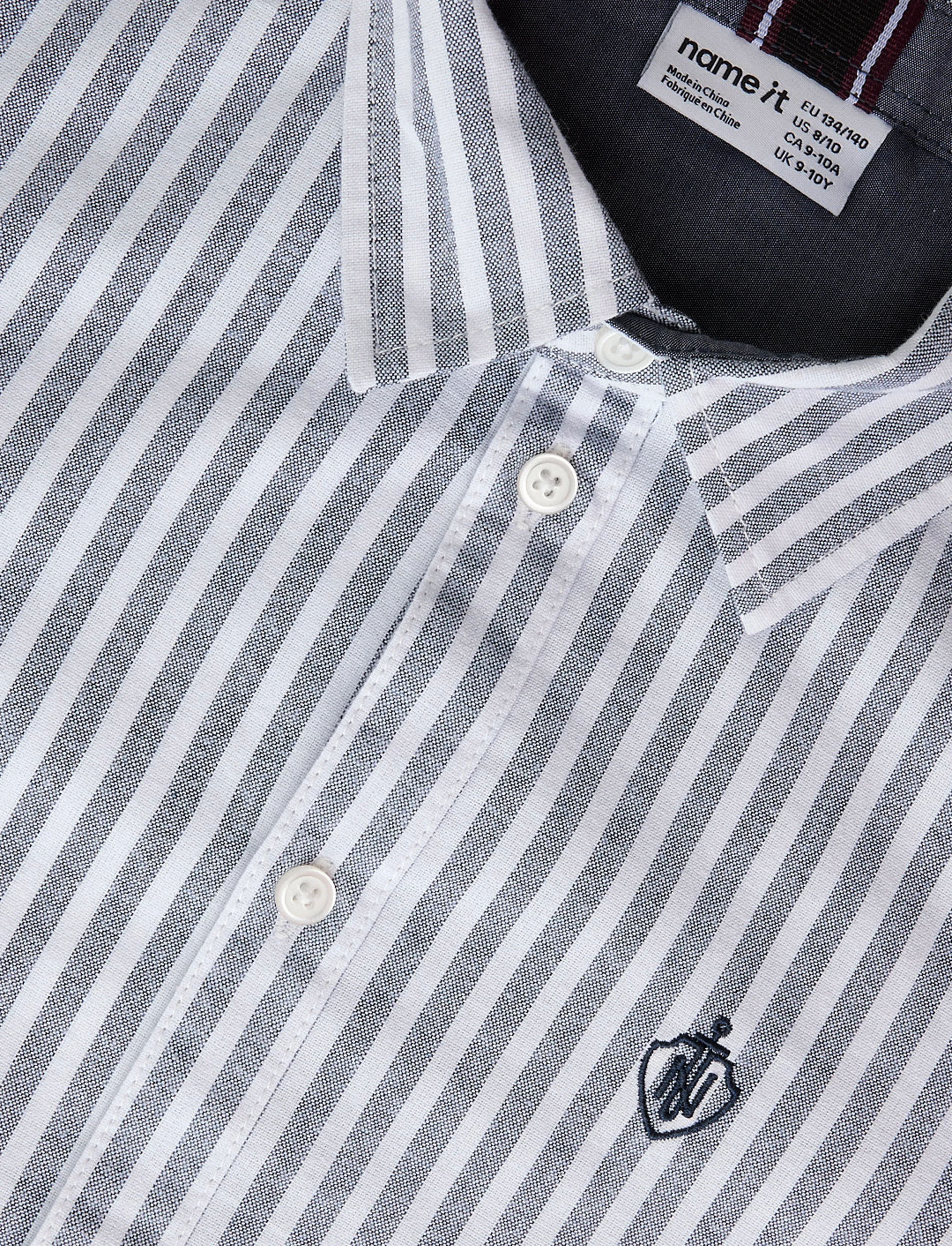 name it - NKMNEWSA LS SHIRT NOOS - langärmlige hemden - navy blazer - 4