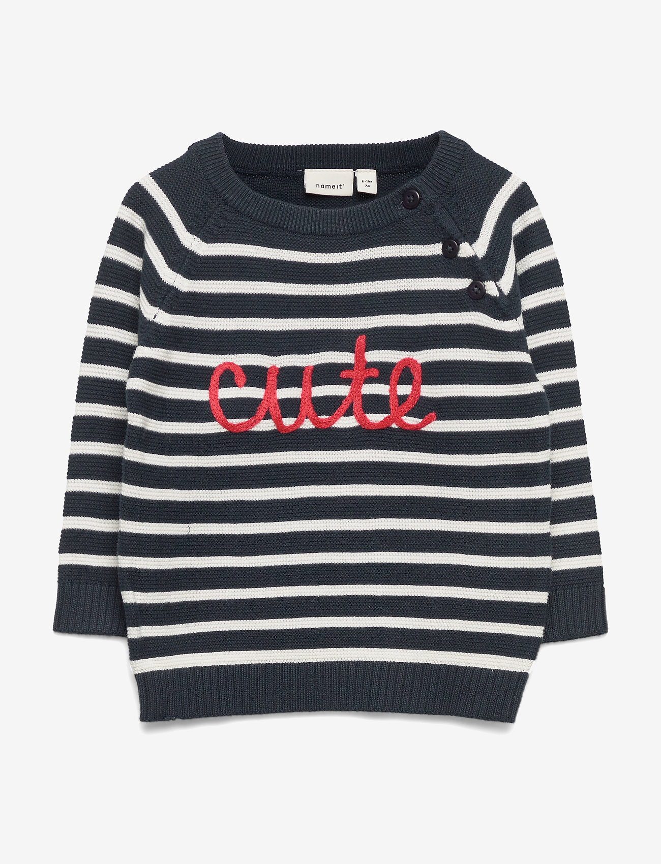 name it - NBMDISMO LS KNIT - dark sapphire - 0