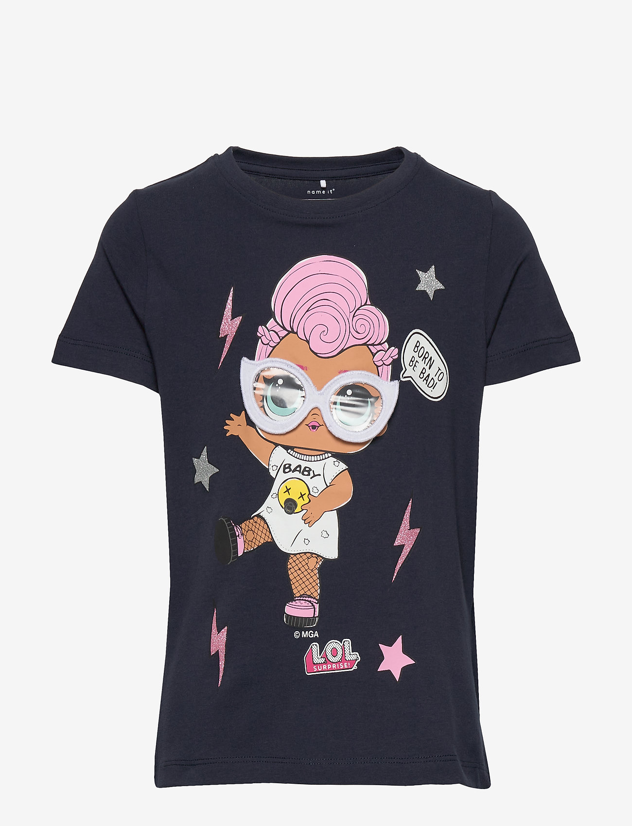 name it - NMFLOL RITA SS TOP LIC - dark sapphire - 0