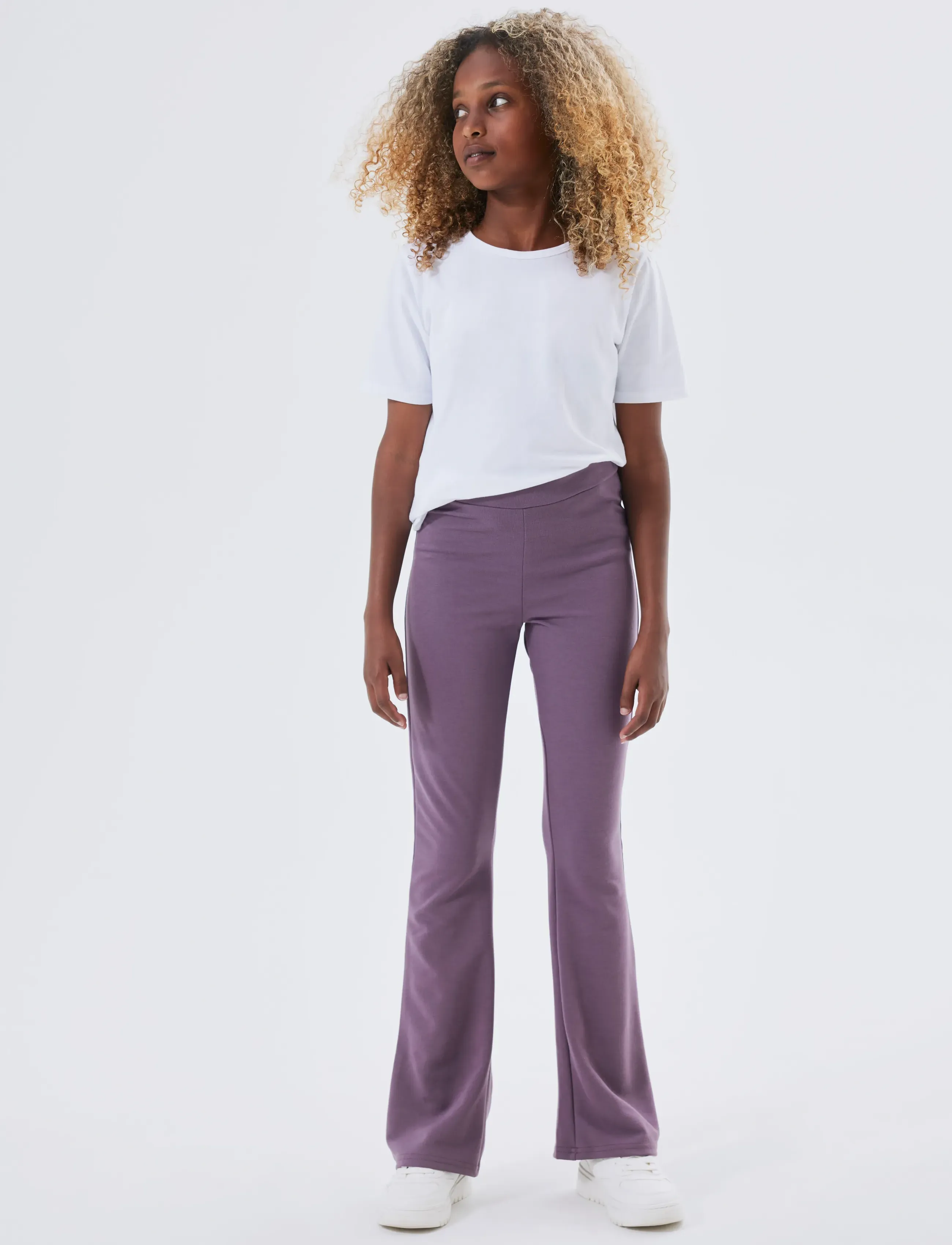 name it NKFFRIKKALI BOOTCUT PANT NOOS - Bukser - ARCTIC DUSK / purple