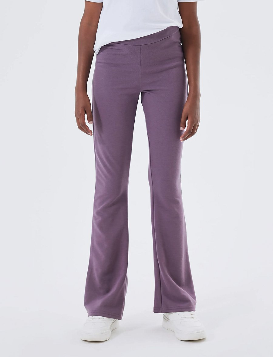 name it - NKFFRIKKALI BOOTCUT PANT NOOS - beebipüksid - arctic dusk - 4