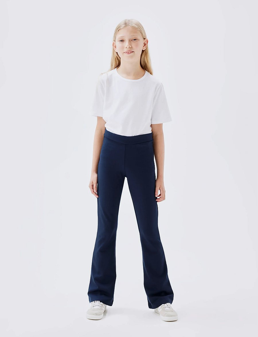 name it - NKFFRIKKALI BOOTCUT PANT NOOS - babyhosen - dark sapphire - 0