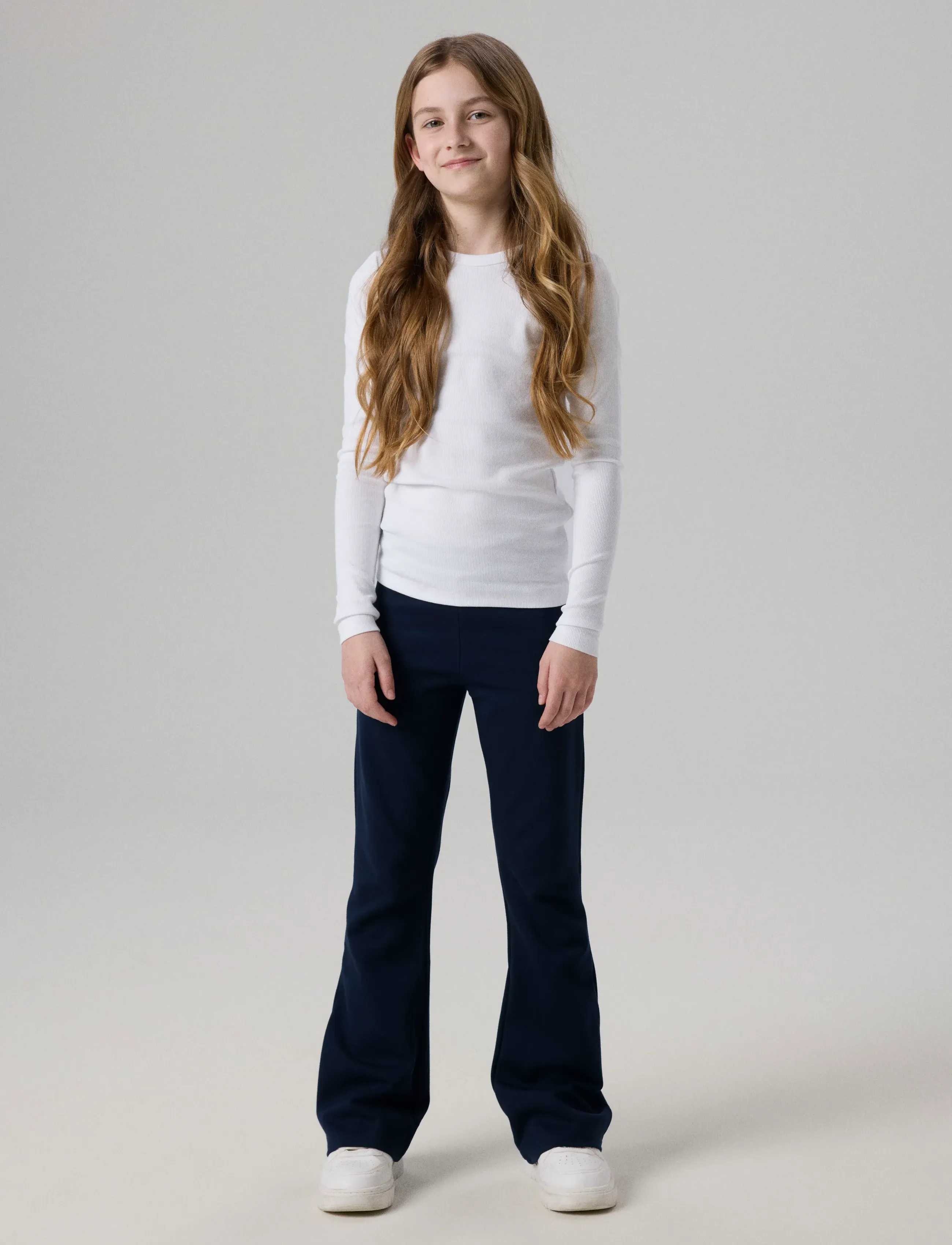 name it - NKFFRIKKALI BOOTCUT PANT NOOS - beebipüksid - dark sapphire - 4