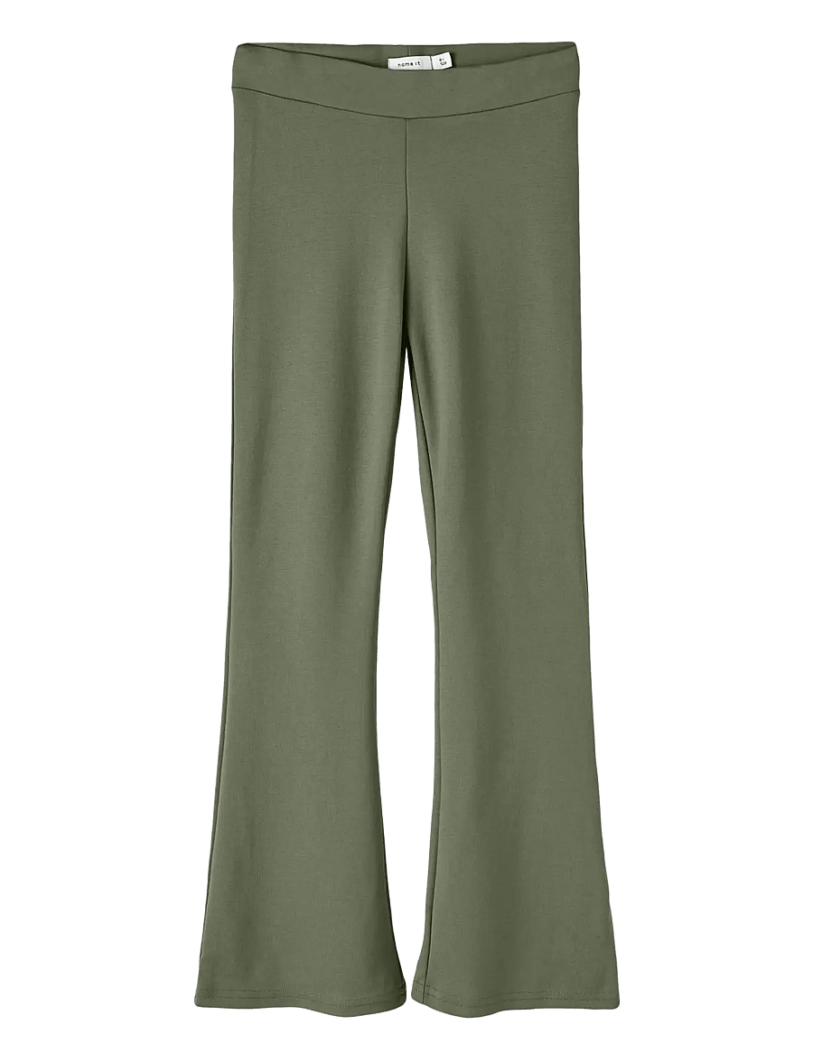 name it - NKFFRIKKALI BOOTCUT PANT NOOS - beebipüksid - deep lichen green - 0
