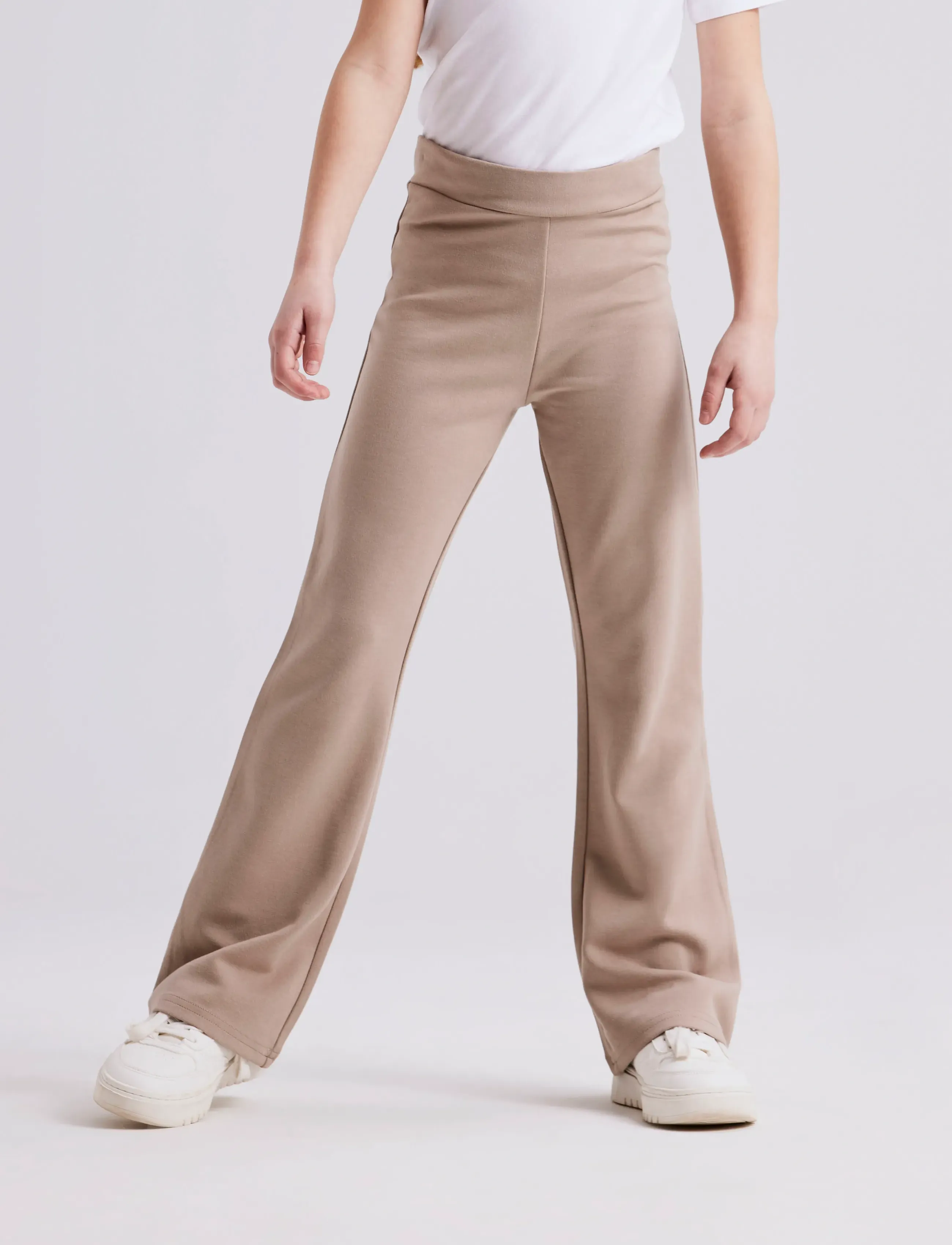name it - NKFFRIKKALI BOOTCUT PANT NOOS - byxor - mocha meringue - 5
