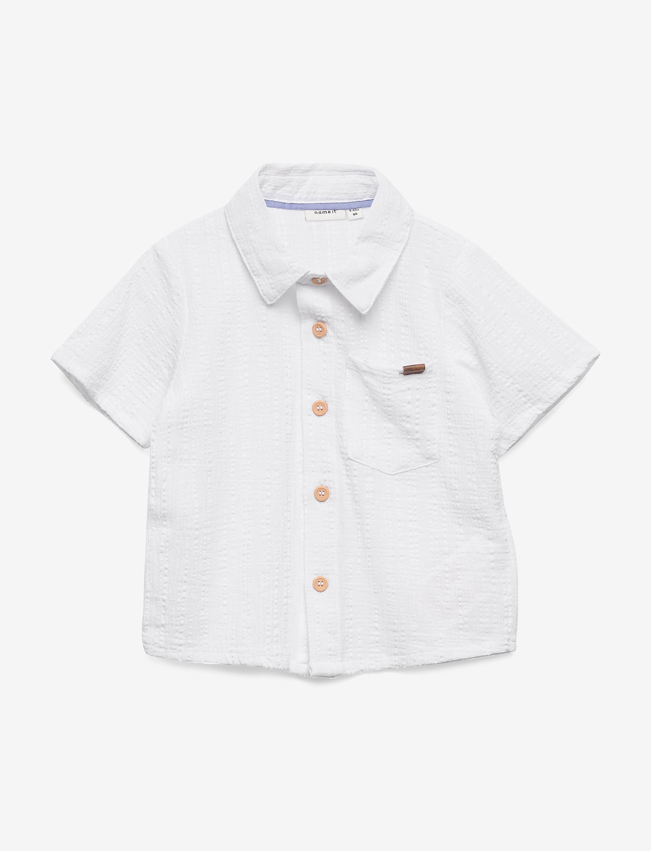 name it - NMMHAWK SS SHIRT - bright white - 0
