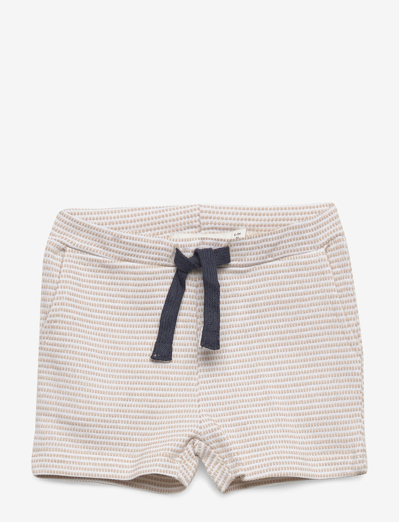 name it - NBMHEHAS LIGHT SWEAT SHORTS UNB - white pepper - 0