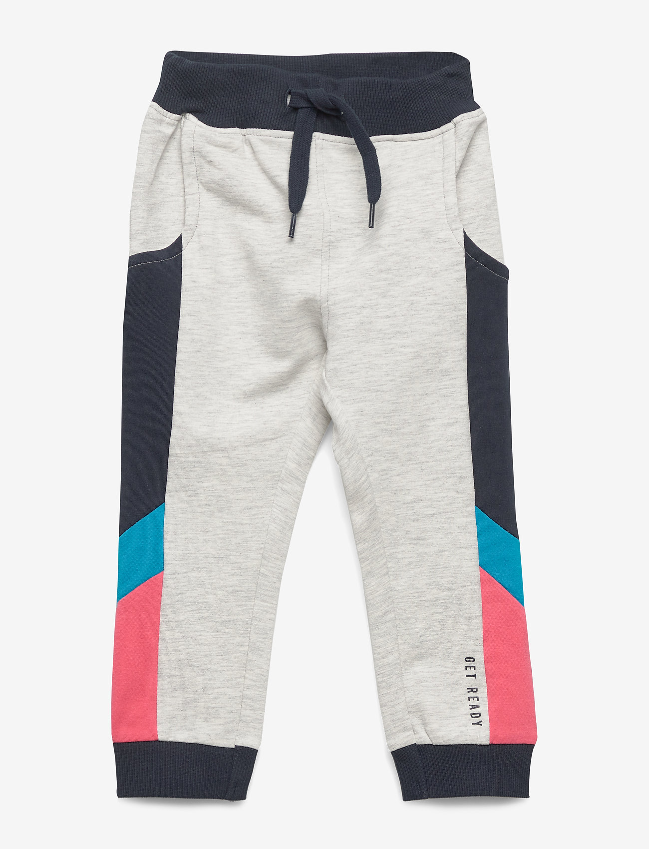name it - NMMHALLA LIGHT SWEAT PANT UNB - light grey melange - 0