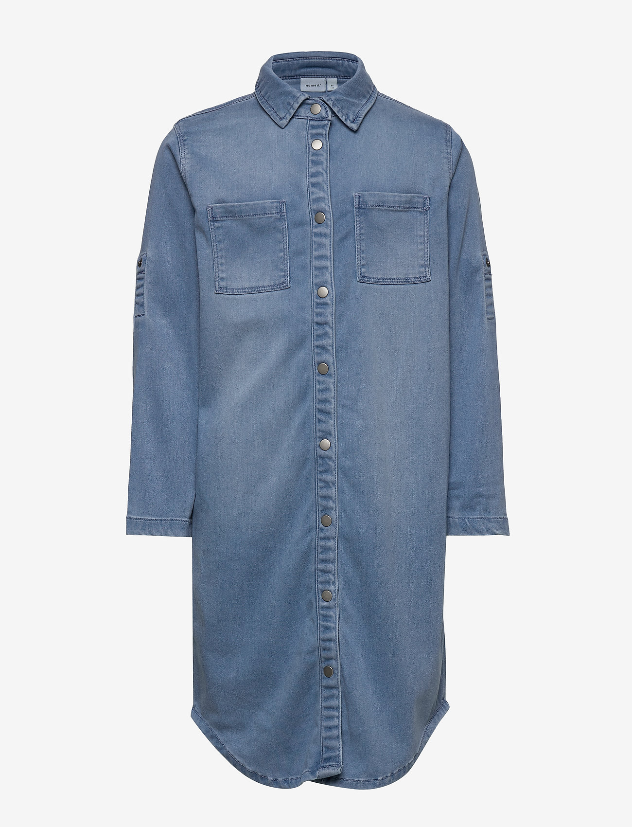 name it - NKFBATORA DNM 1349 SHIRT DRESS - light blue denim - 0
