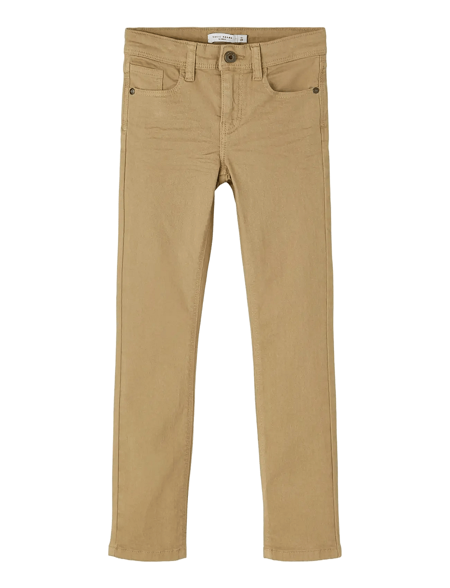 name it - NKMTHEO XSLIM TWI PANT 1111-TP NOOS - skinny-gallabuxur - kelp - 1