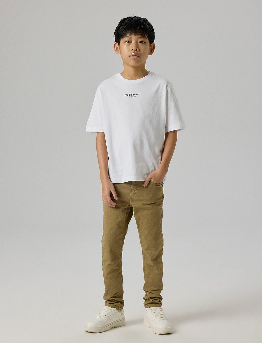 name it - NKMTHEO XSLIM TWI PANT 1111-TP NOOS - skinny-gallabuxur - kelp - 0