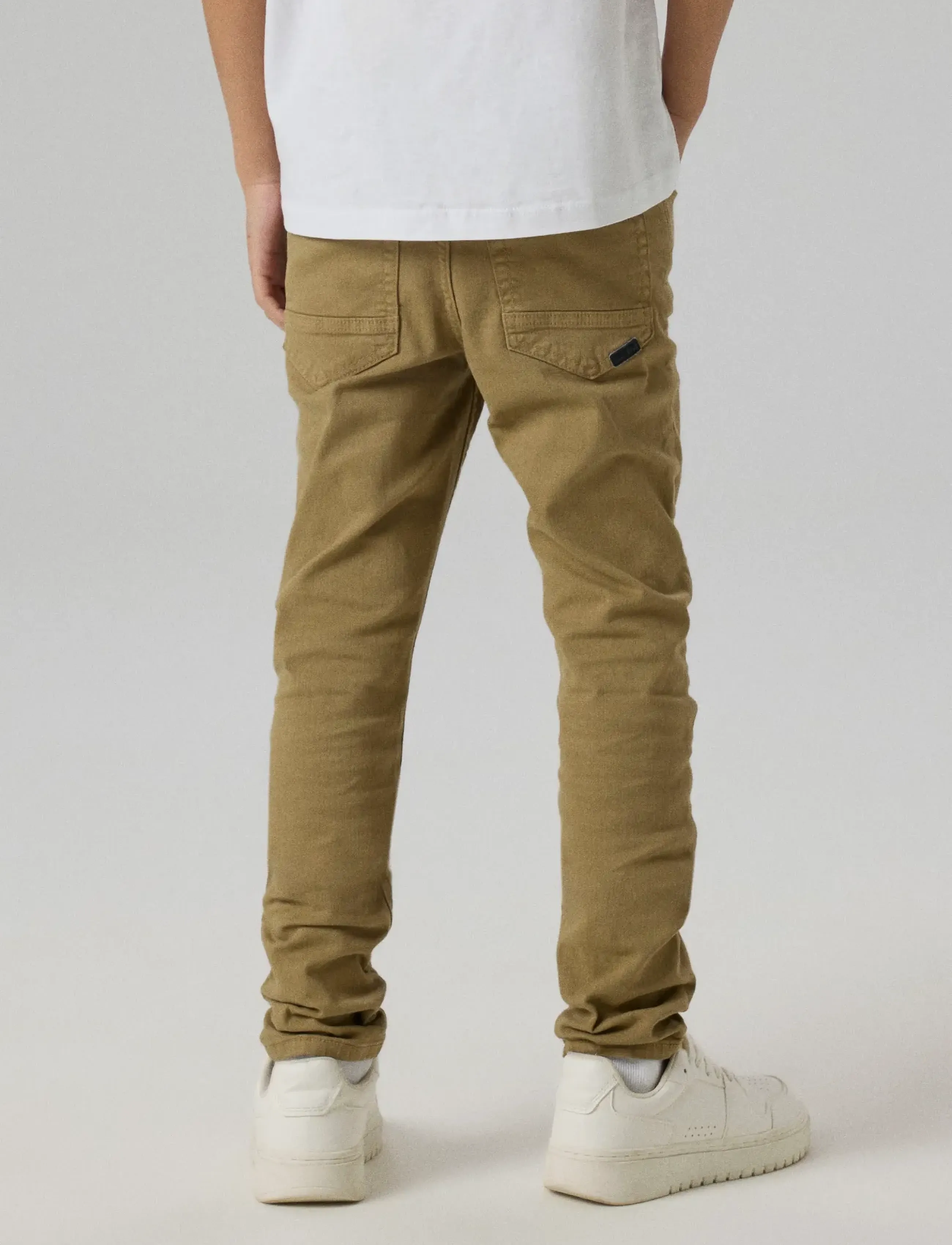 name it - NKMTHEO XSLIM TWI PANT 1111-TP NOOS - skinny-gallabuxur - kelp - 3