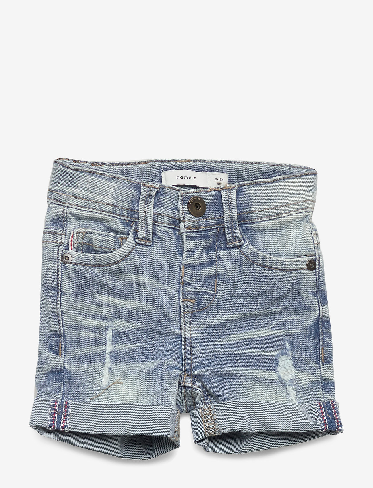 NMMSOFUS DNMATHAN 1308 LONG SHORTS - LIGHT BLUE DENIM