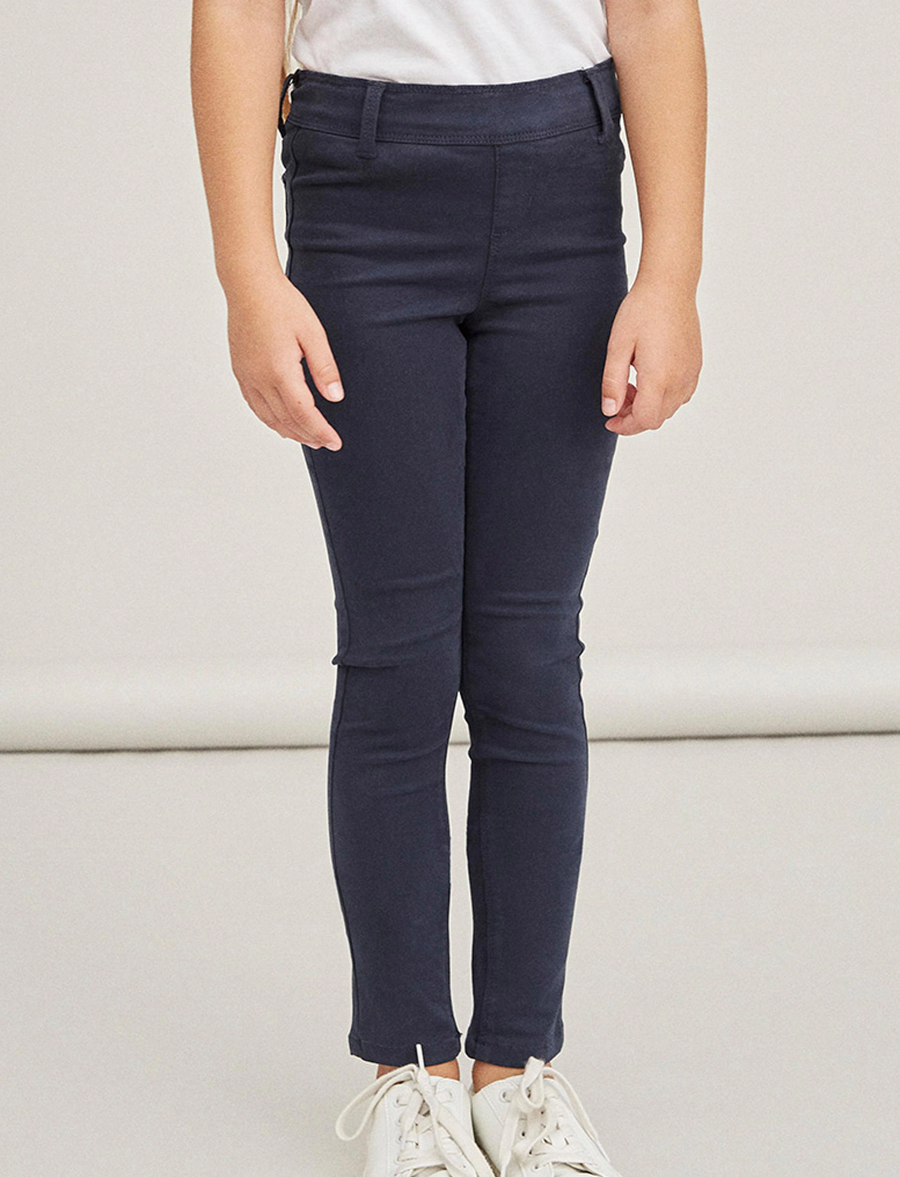 name it Nkfpolly Twitoas Legging Noos, Børn, Leggings, Blå, Str: 152
