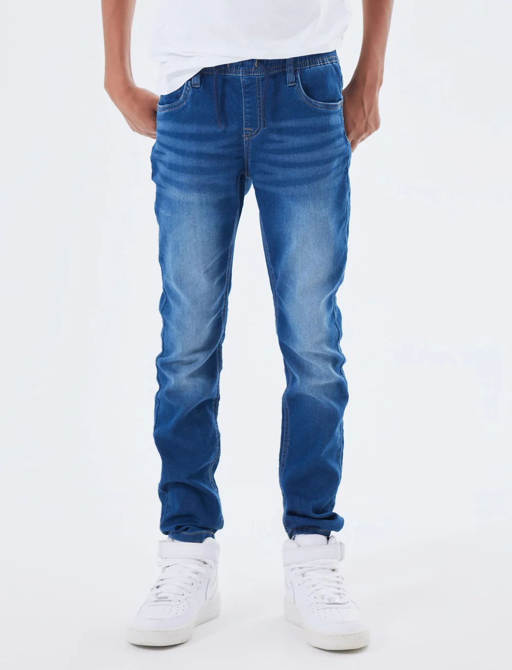 name it - NKMRYAN SLIM SWE JEANS 5225-TH NOOS - skinny jeans - dark blue denim - 0