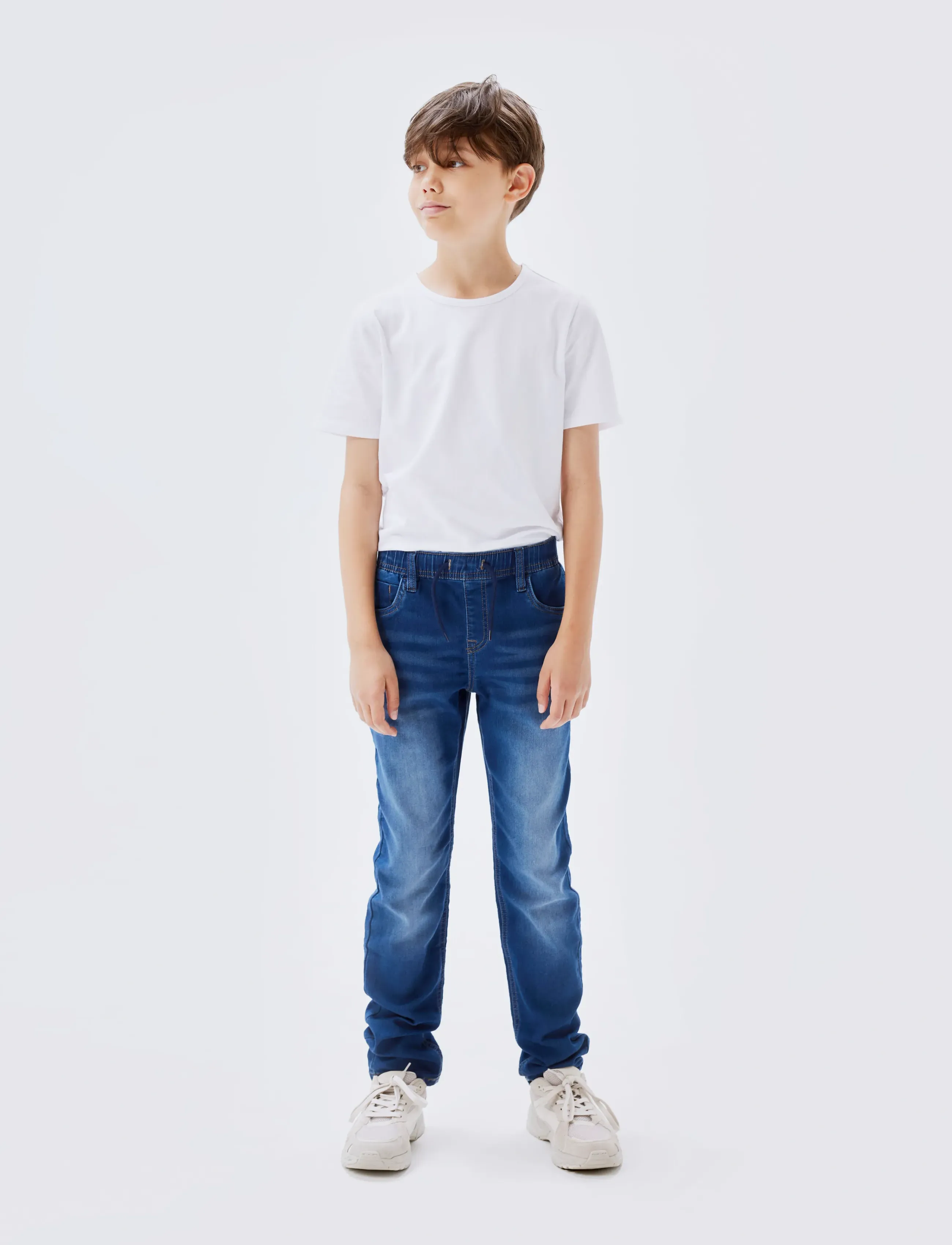 name it - NKMRYAN SLIM SWE JEANS 5225-TH NOOS - skinny jeans - dark blue denim - 4