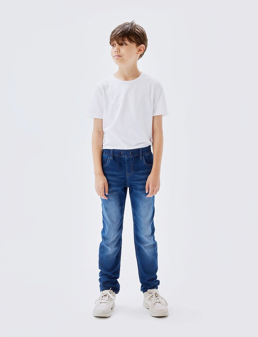 name it - NKMRYAN SLIM SWE JEANS 5225-TH NOOS - skinny jeans - dark blue denim - 4