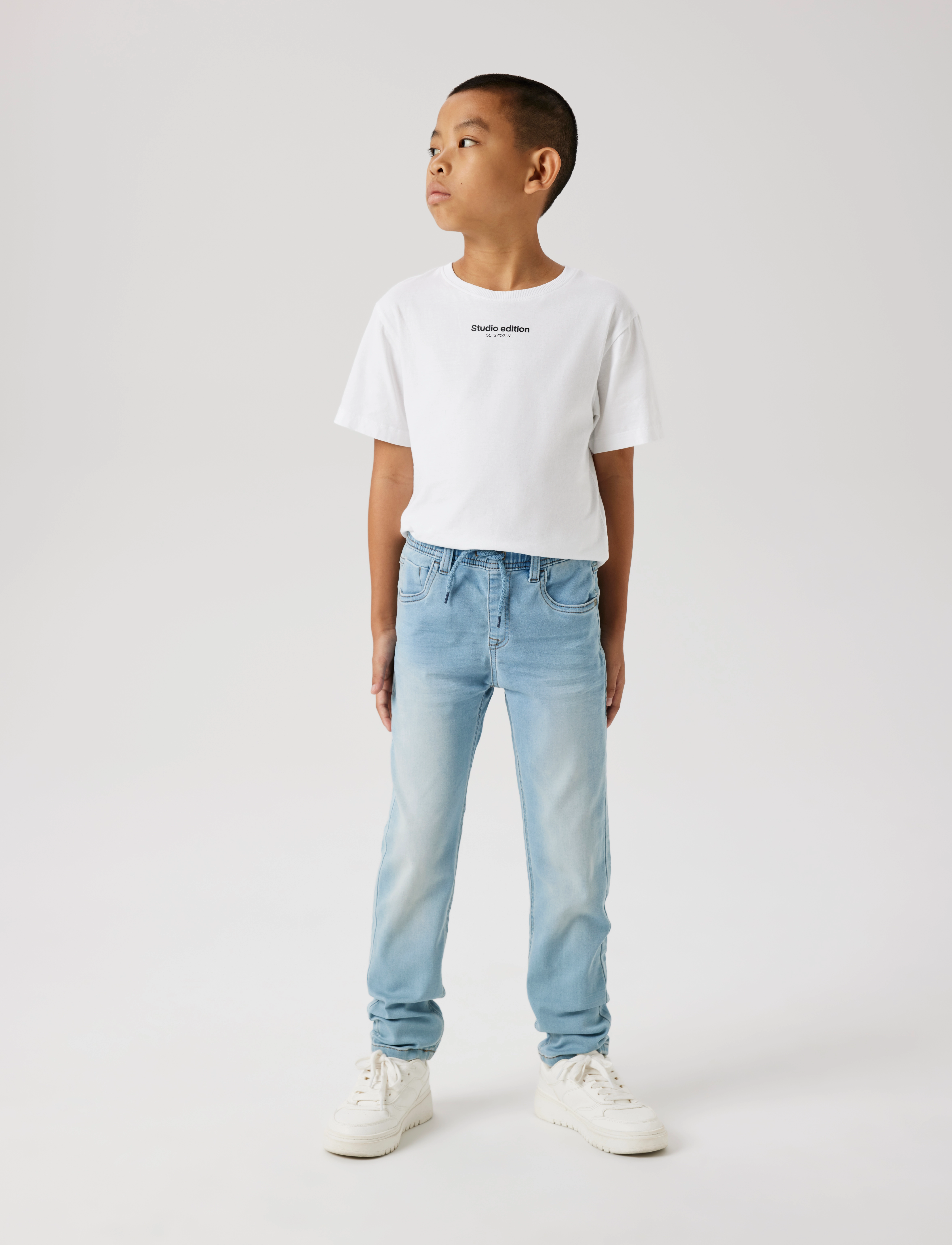 name it - NKMRYAN SLIM SWE JEANS 5225-TH NOOS - skinny jeans - light blue denim - 3