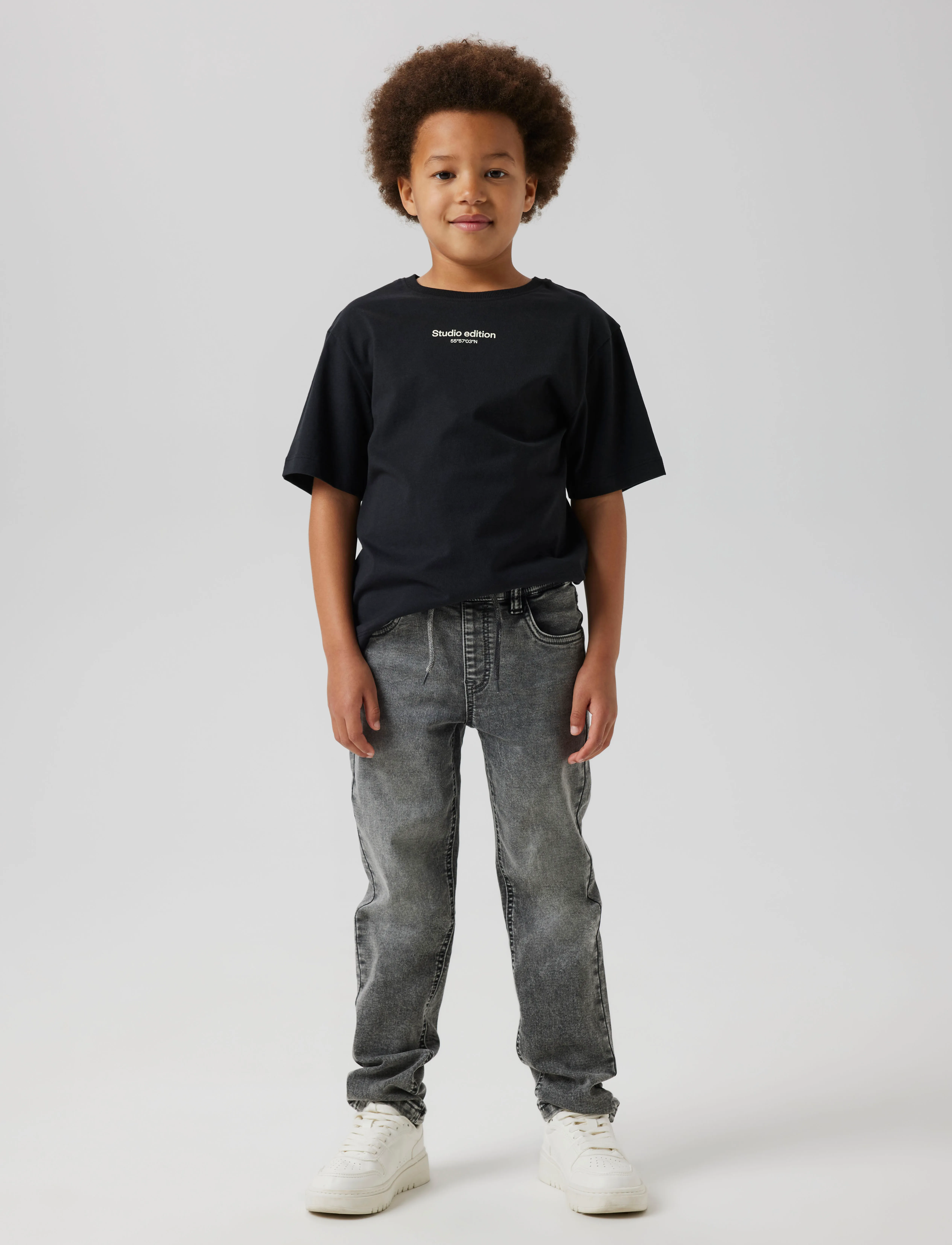 name it - NKMRYAN SLIM SWE JEANS 5225-TH NOOS - skinny jeans - medium grey denim - 4