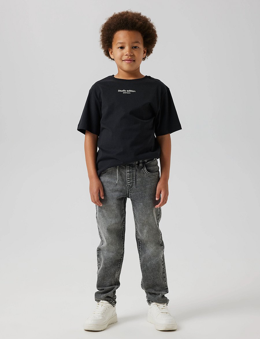 name it - NKMRYAN SLIM SWE JEANS 5225-TH NOOS - skinny jeans - medium grey denim - 4