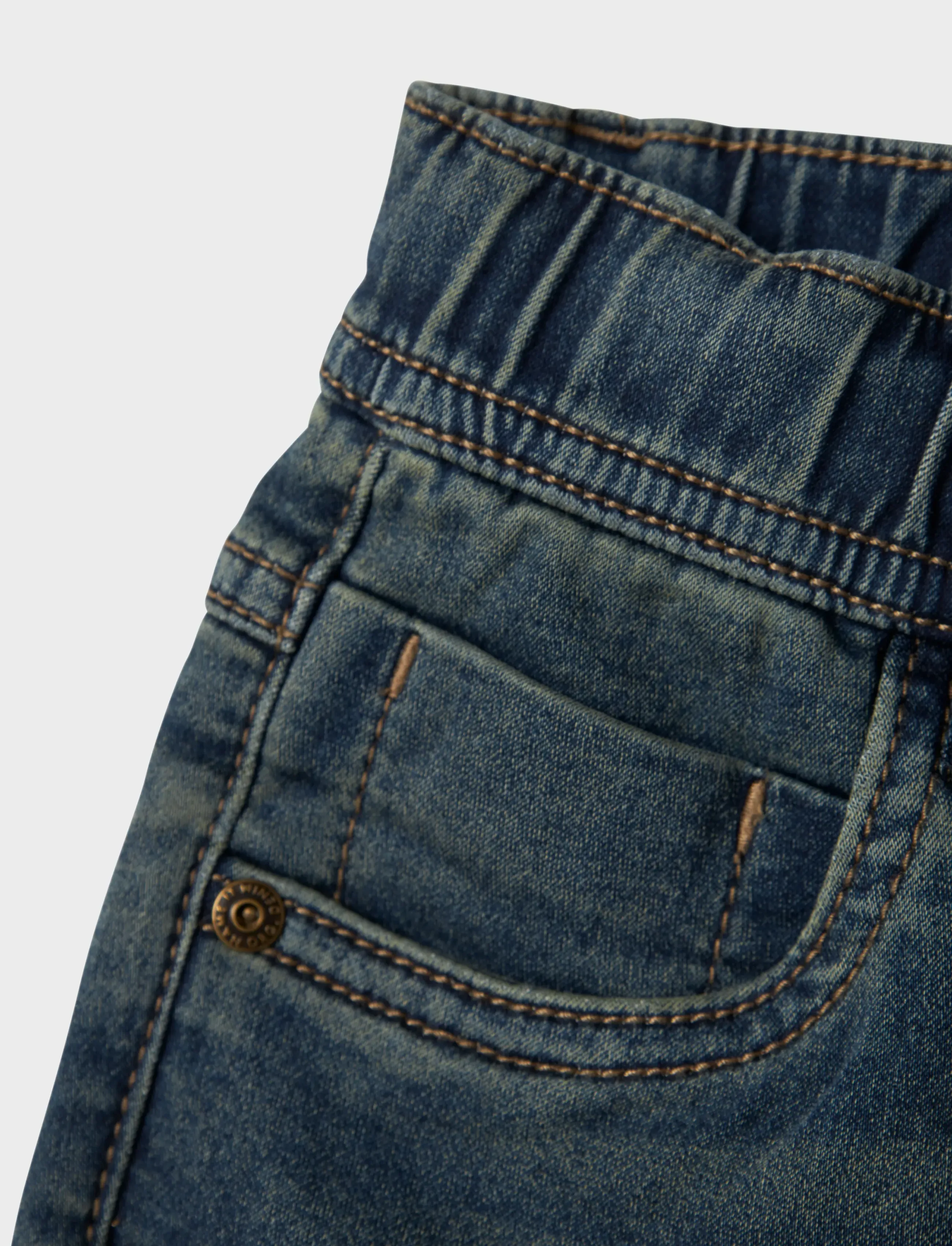 name it - NKMRYAN SLIM SWE JEANS 5225-TH NOOS - skinny jeans - vintage dark blue denim - 4
