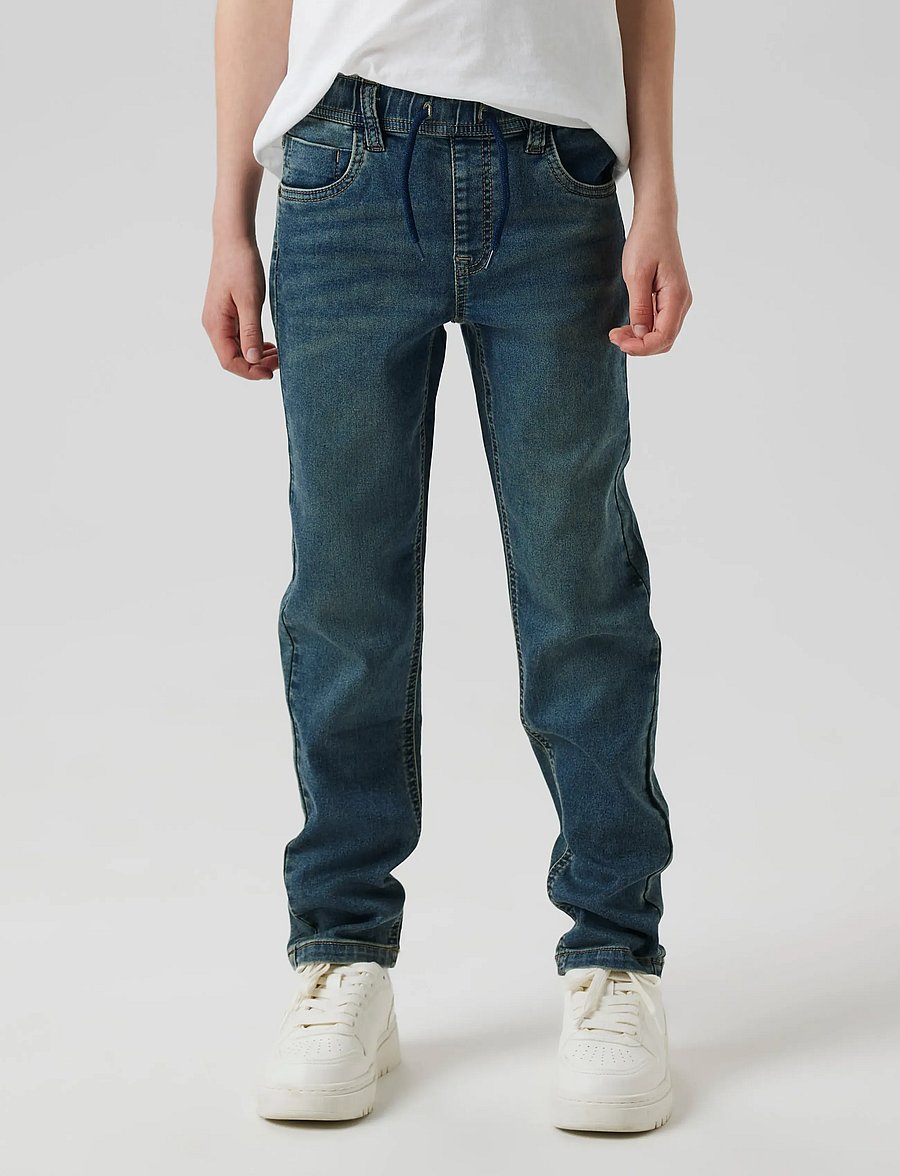 name it - NKMRYAN SLIM SWE JEANS 5225-TH NOOS - skinny jeans - vintage dark blue denim - 5