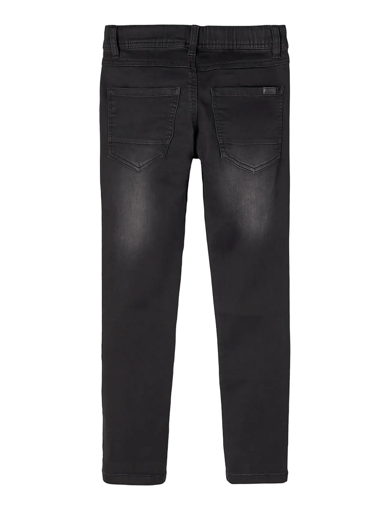 name it - NKMRYAN SLIM SWE JEANS 5110-TH NOOS - regular jeans - black denim - 1
