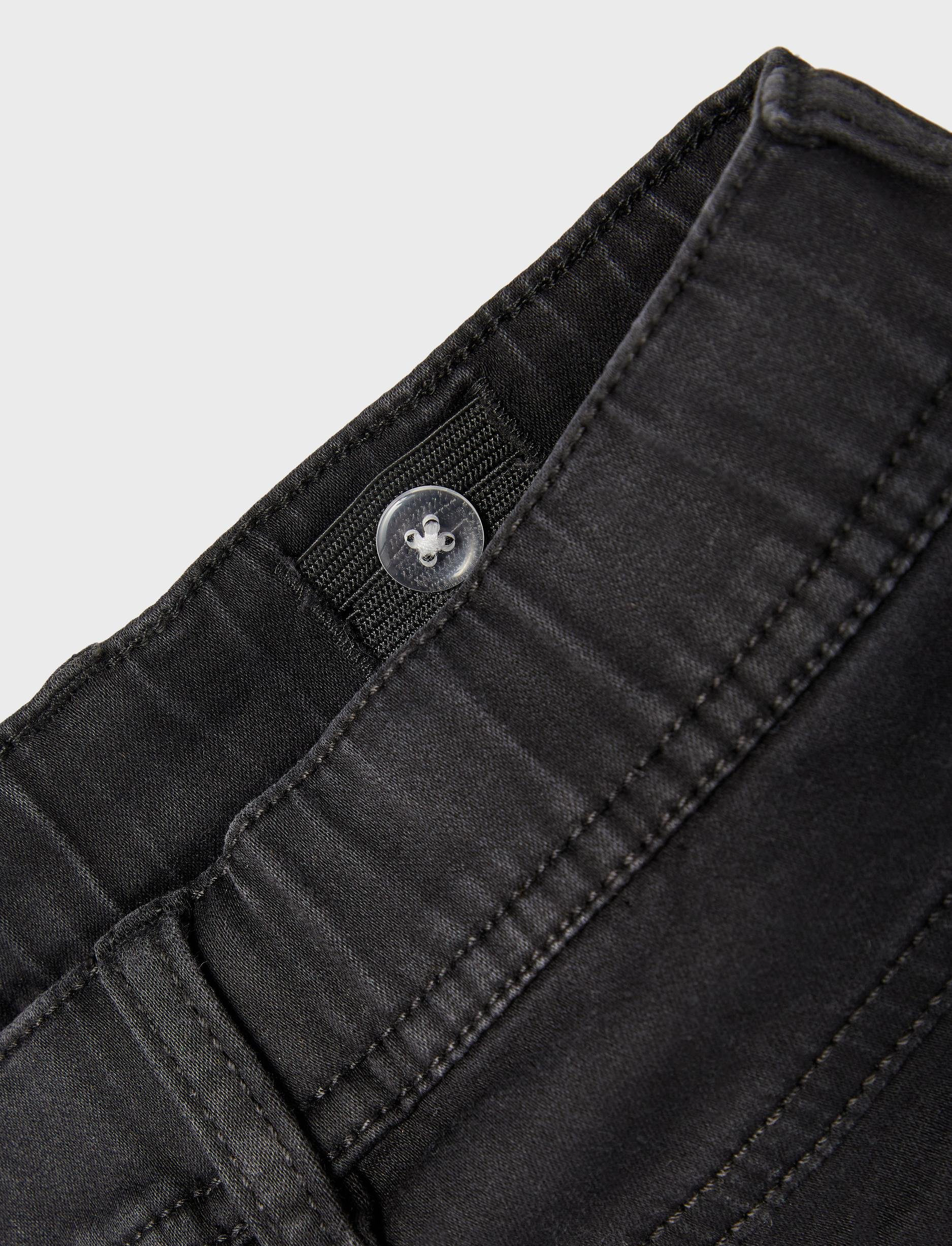 name it - NKMRYAN SLIM SWE JEANS 5110-TH NOOS - regular jeans - black denim - 3
