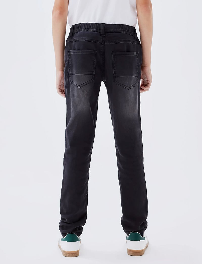 name it - NKMRYAN SLIM SWE JEANS 5110-TH NOOS - regular jeans - black denim - 4