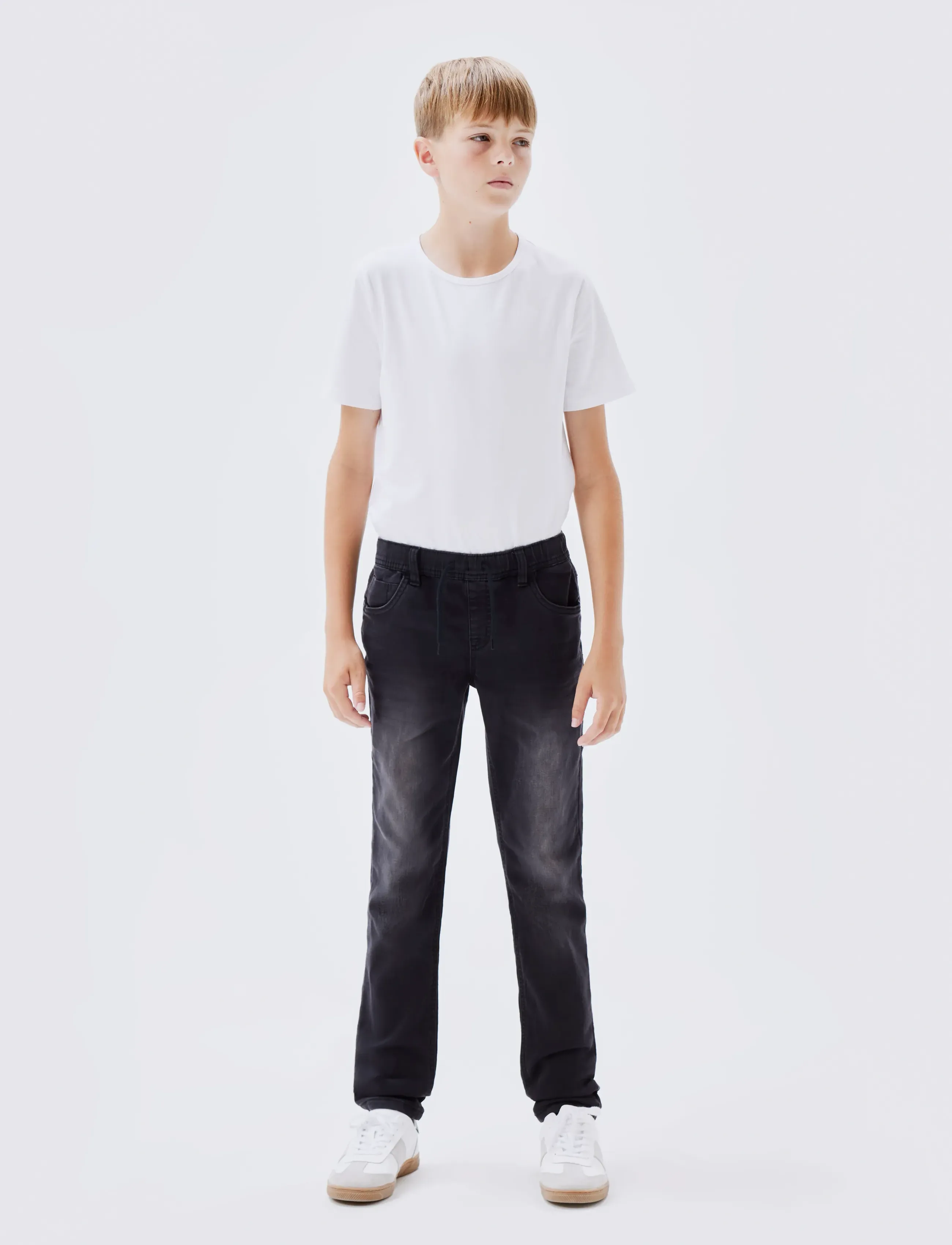 name it - NKMRYAN SLIM SWE JEANS 5110-TH NOOS - regular jeans - black denim - 5