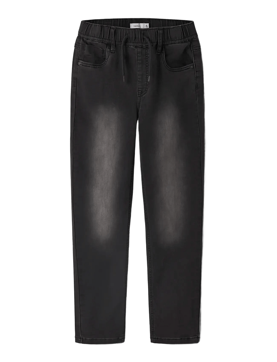 name it - NKMRYAN SLIM SWE JEANS 5110-TH NOOS - regular jeans - black denim - 2
