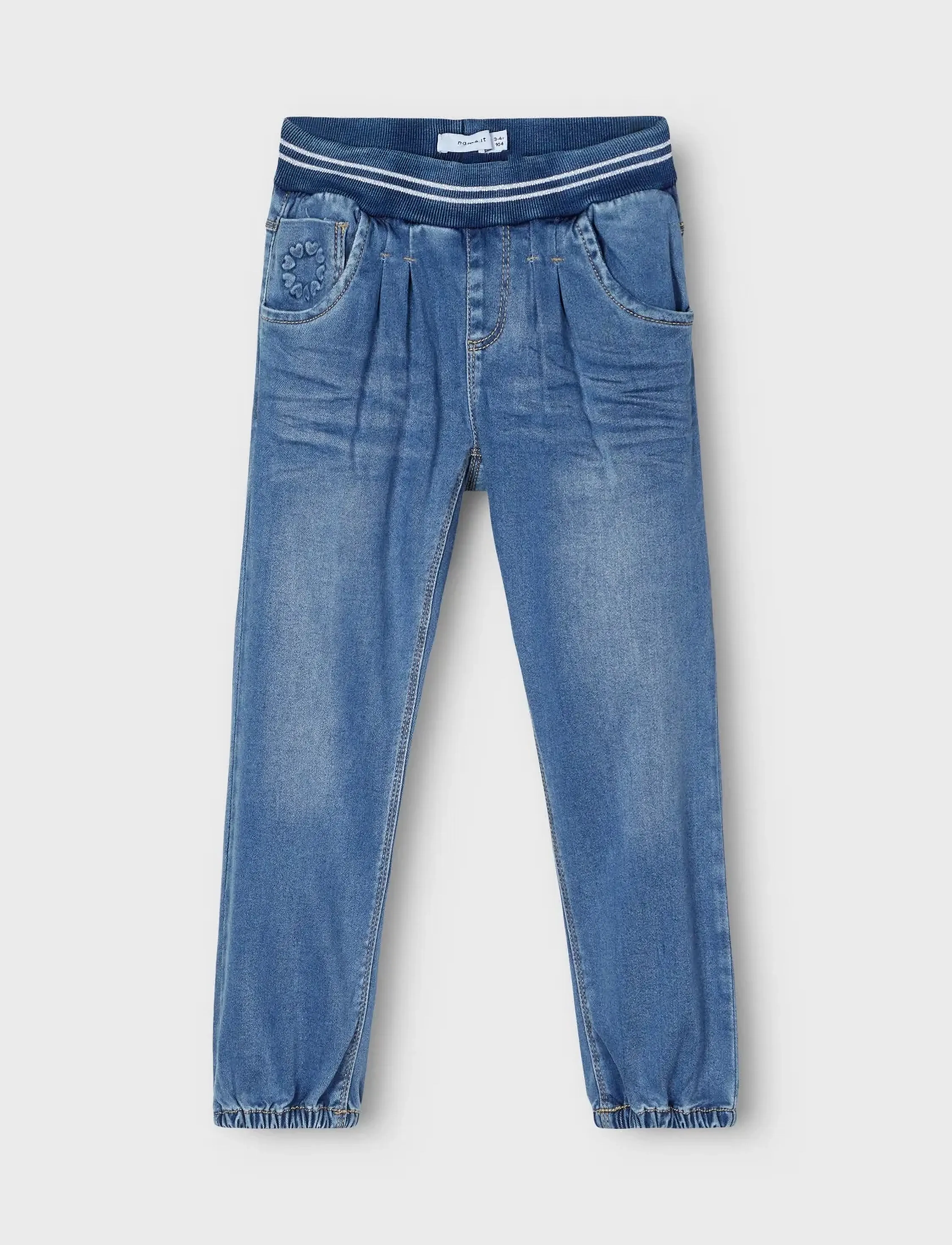 name it - NMFBIBI DNMTORAS 2468 PANT NOOS - de laveste prisene - medium blue denim - 5