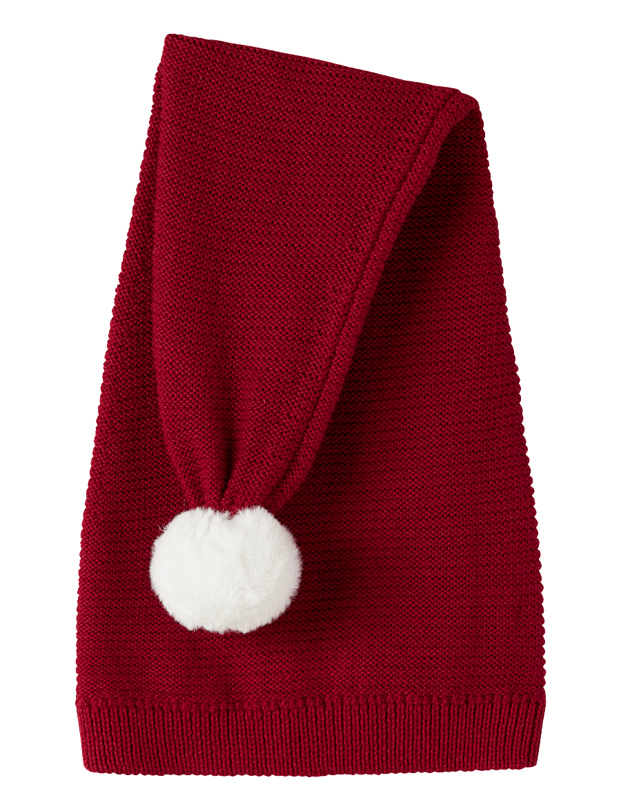 name it - NMNRINJAHA KNIT HAT - talvemütsid - red dahlia - 0