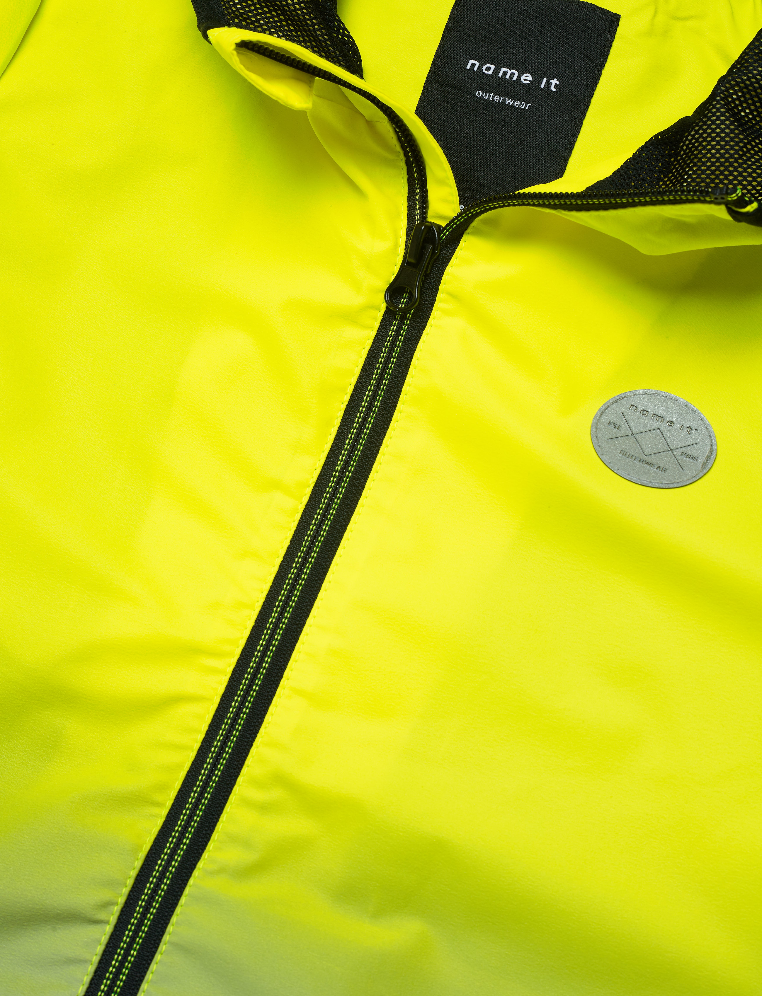 name it - NKMMASON REFLECTIVE JACKET - acid lime - 2