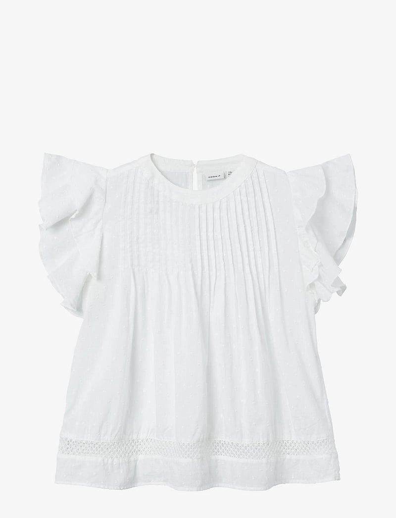 name it - NKFFARIDE SS TOP NOOS - bluser & tunikaer - bright white - 1