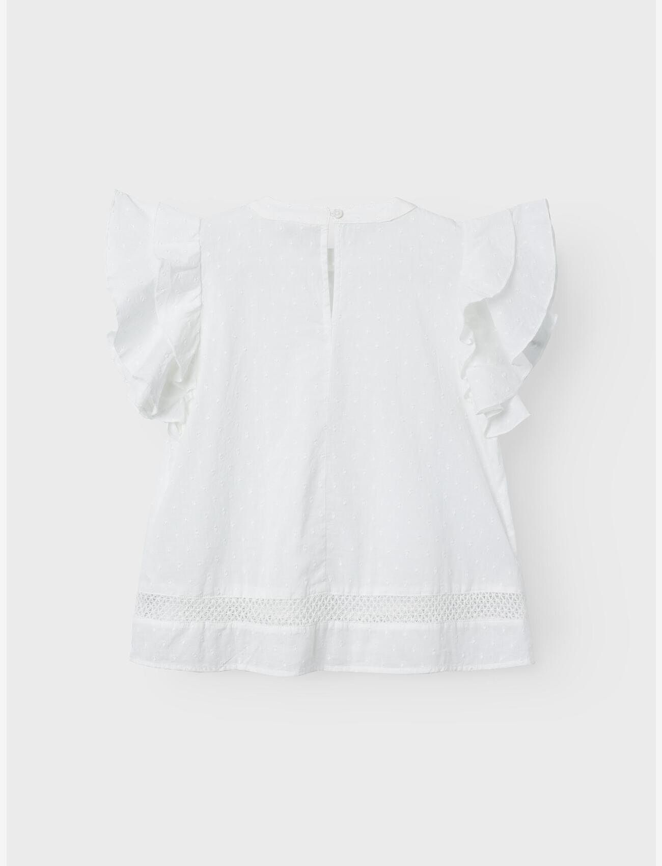name it - NKFFARIDE SS TOP NOOS - lägsta priserna - bright white - 2