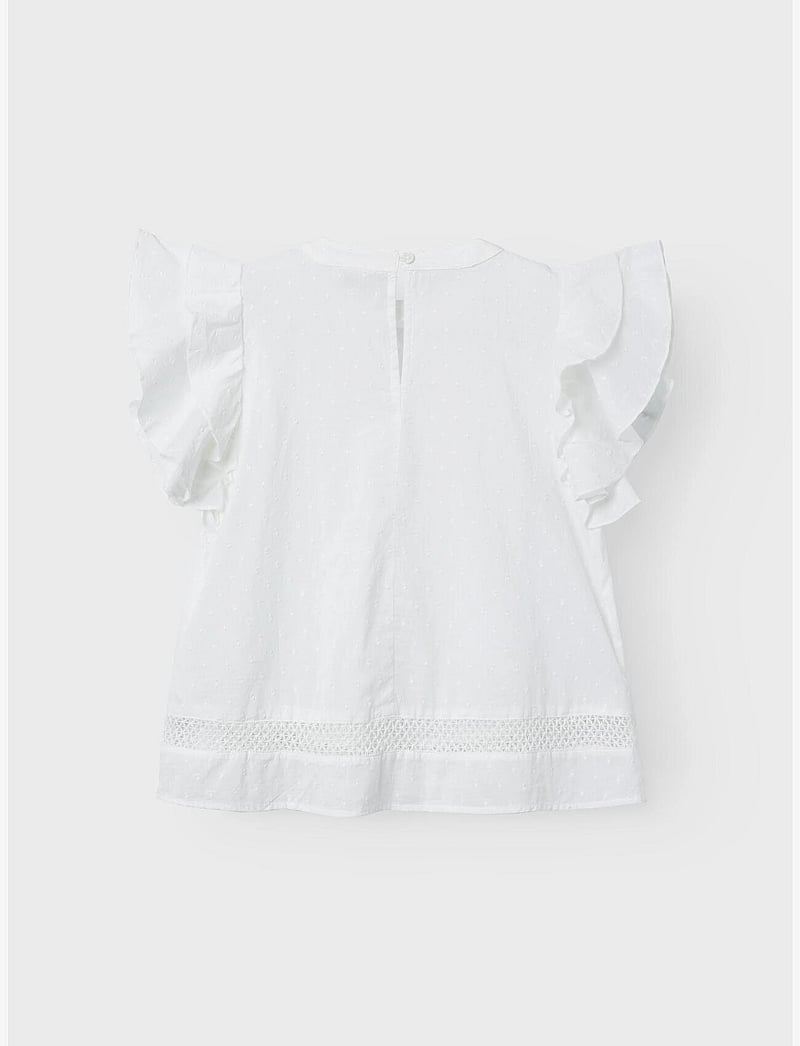 name it - NKFFARIDE SS TOP NOOS - bluser & tunikaer - bright white - 2