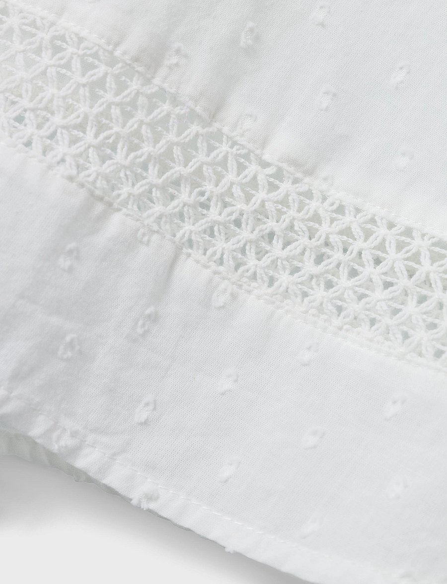 name it - NKFFARIDE SS TOP NOOS - bluser & tunikaer - bright white - 2
