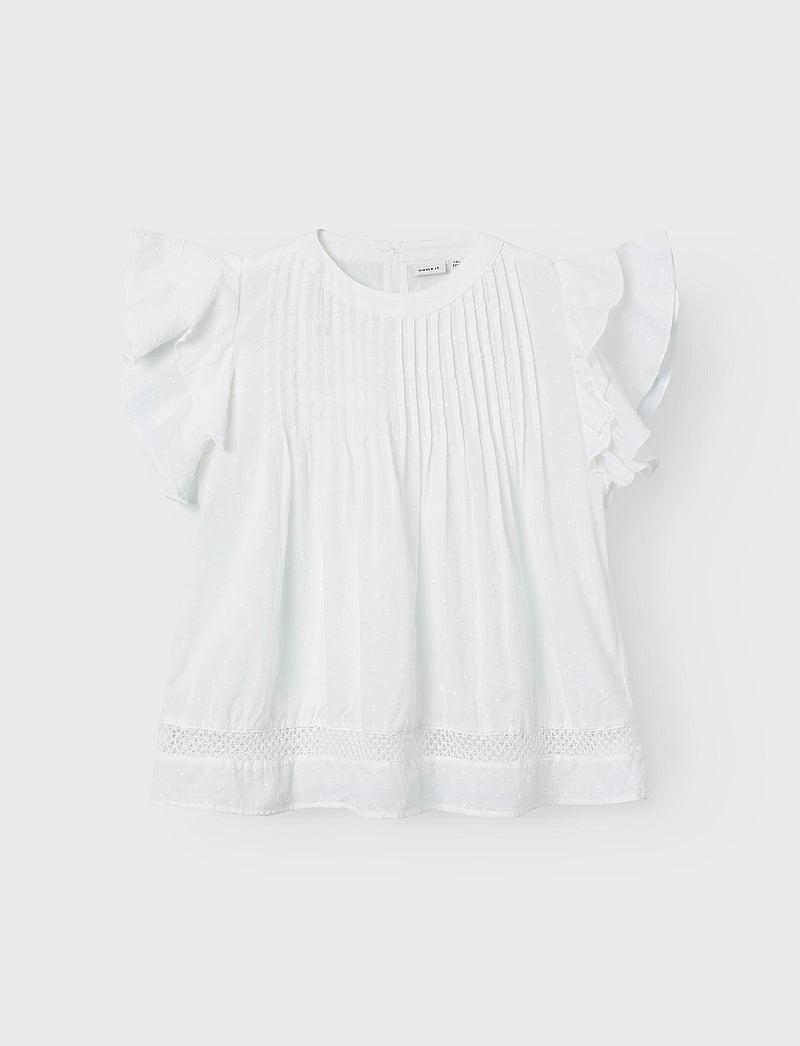 name it - NKFFARIDE SS TOP NOOS - bluser & tunikaer - bright white - 4