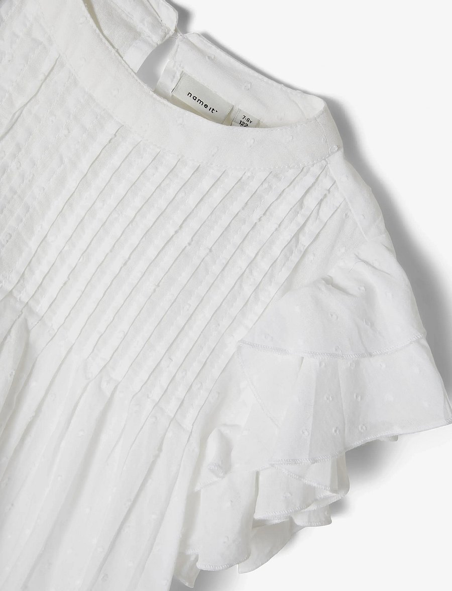 name it - NKFFARIDE SS TOP NOOS - bluser & tunikaer - bright white - 5