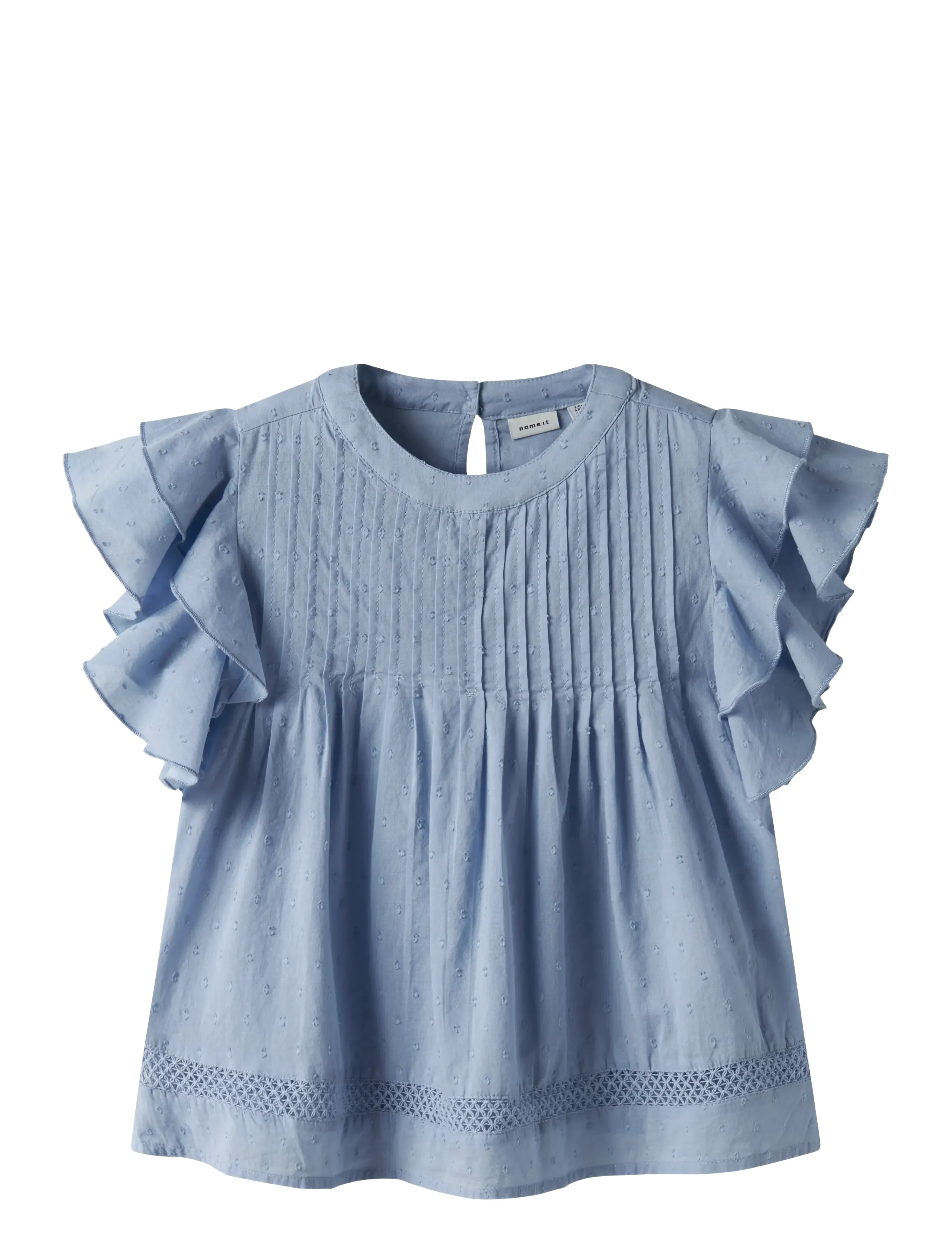 name it Nkffaride Ss Top Noos, 116, T-shirts, Blau - Short-sleeved, Kinder