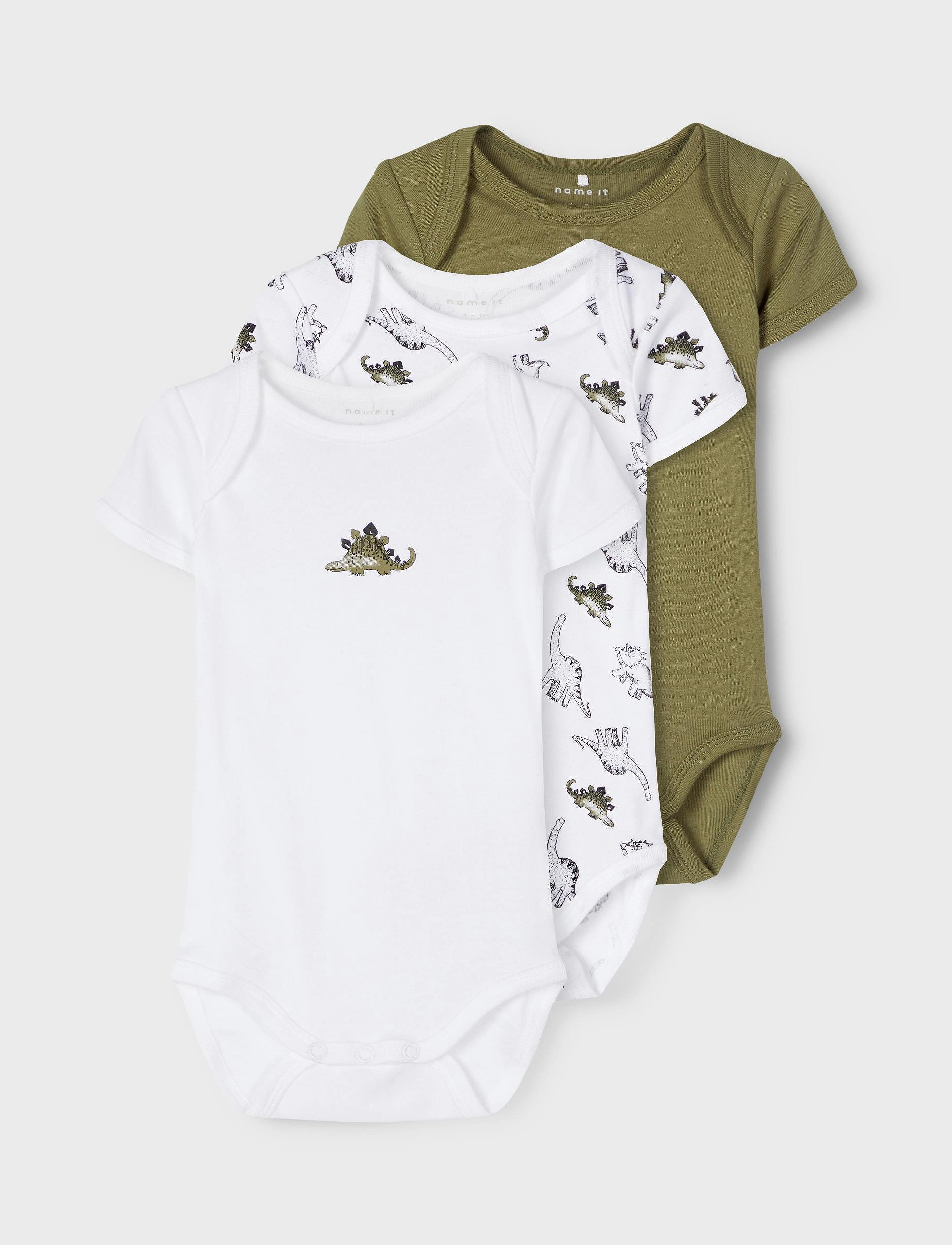 name it - NBMBODY 3P SS LODEN DINO NOOS - loden green - 4