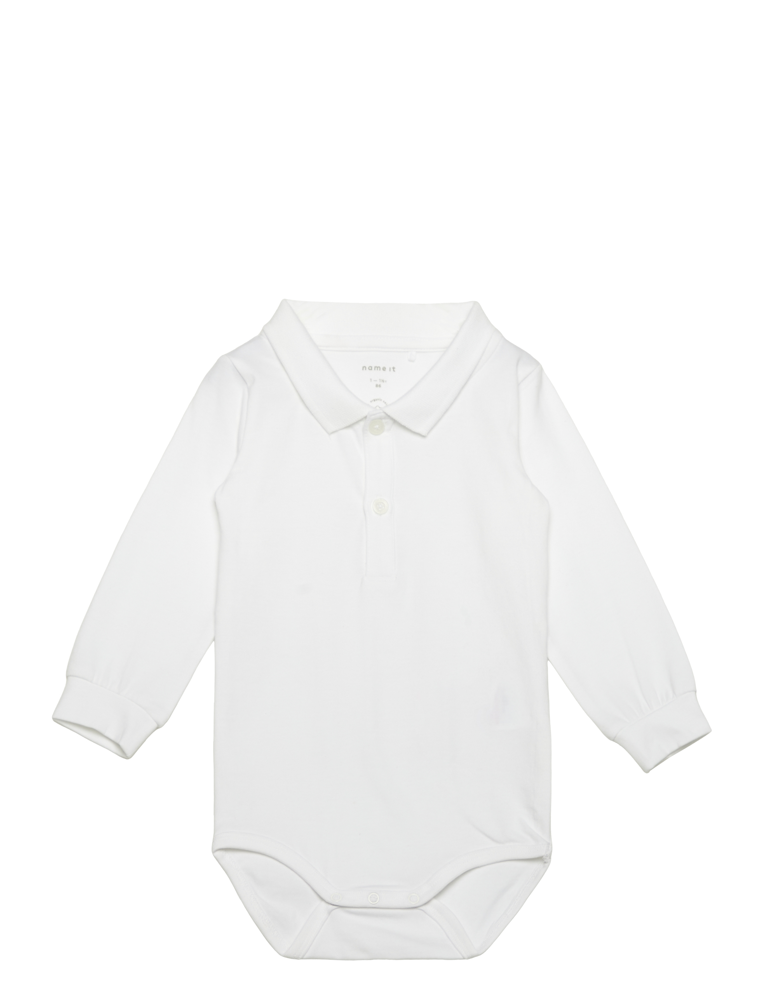 name it NBMHOLGER LS POLO BODY NOOS - 4 for 3 - BRIGHT WHITE / white