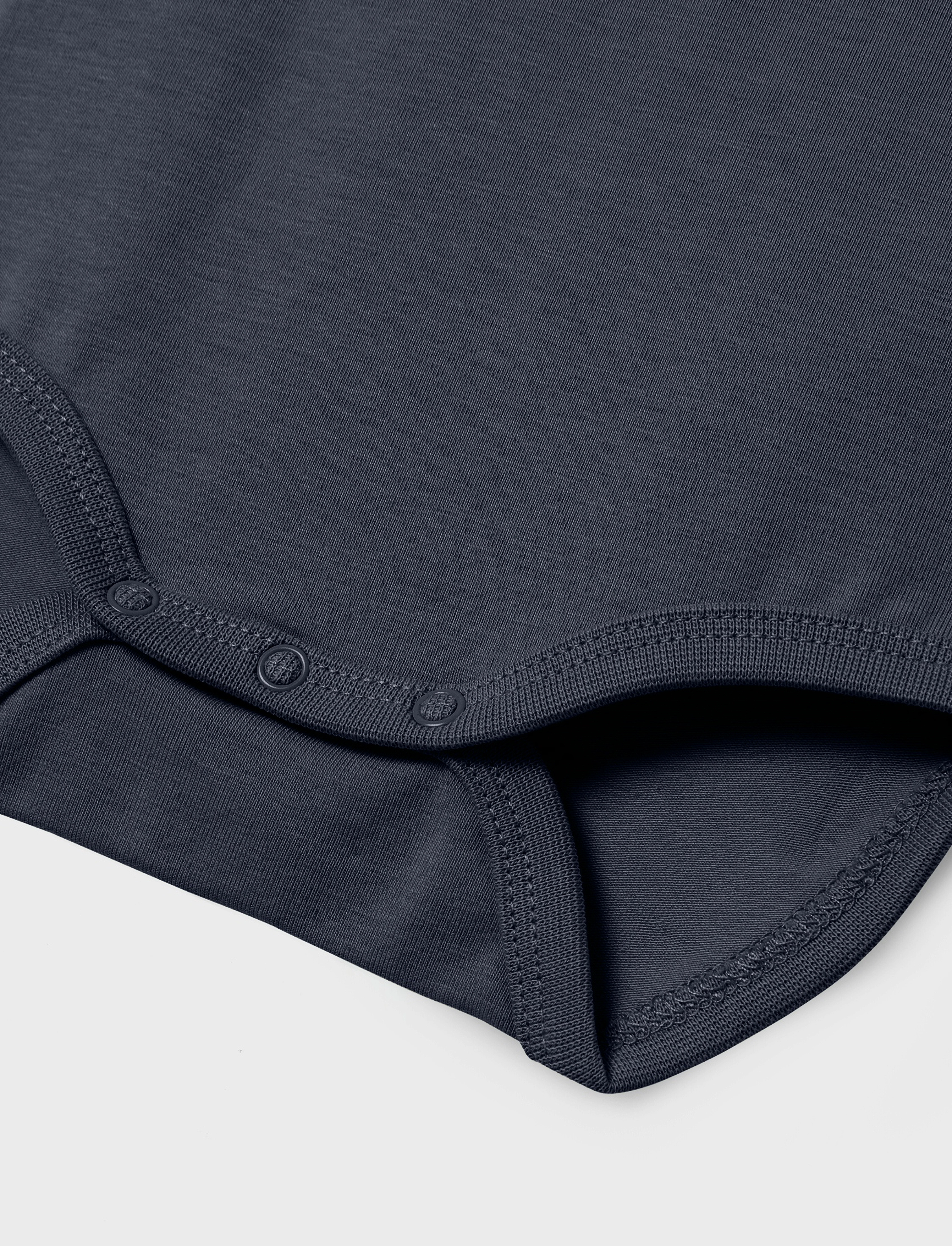 name it - NBMHOLGER LS POLO BODY NOOS - langärmelige bodys - dark sapphire - 4