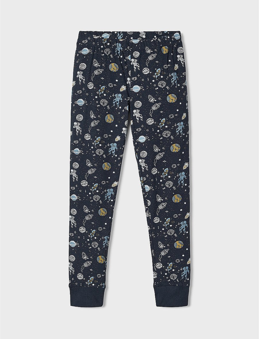 name it - NKMNIGHTSET DARK SAPPHIRE SPACE NOOS - pyjamassæt - dark sapphire - 5