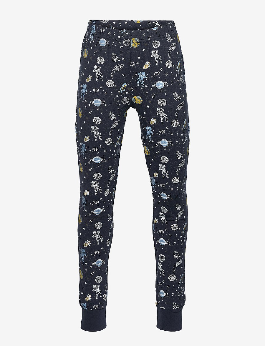 name it - NKMNIGHTSET DARK SAPPHIRE SPACE NOOS - pyjamassæt - dark sapphire - 3