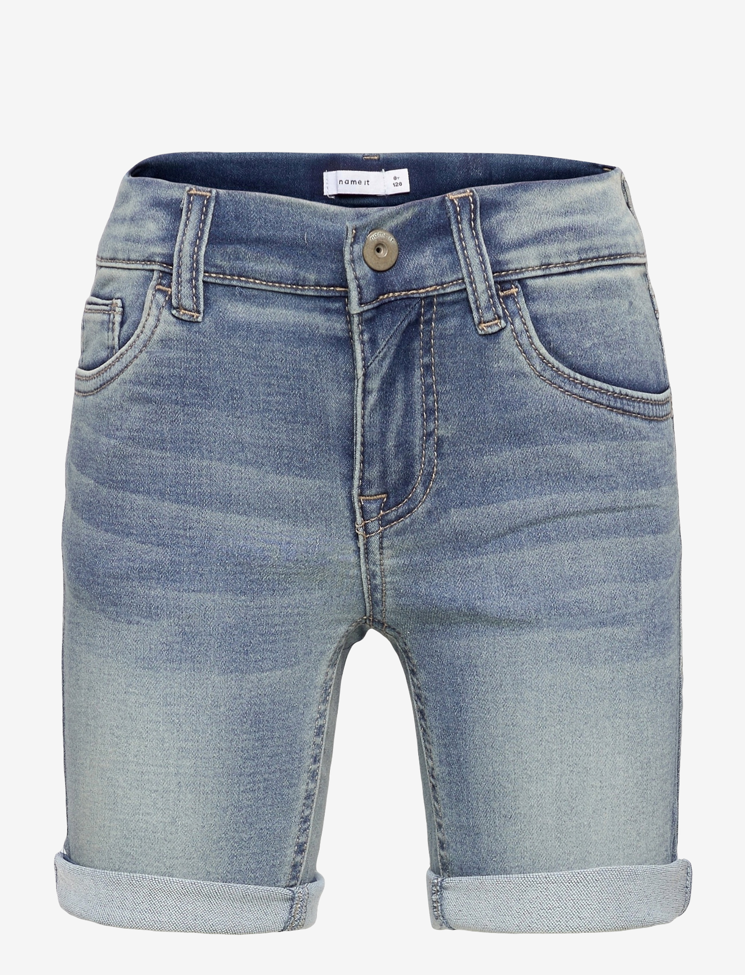 name it - NKMTHEO XSL DNM SW L SHORTS 5799-TH NOOS - light blue denim - 1