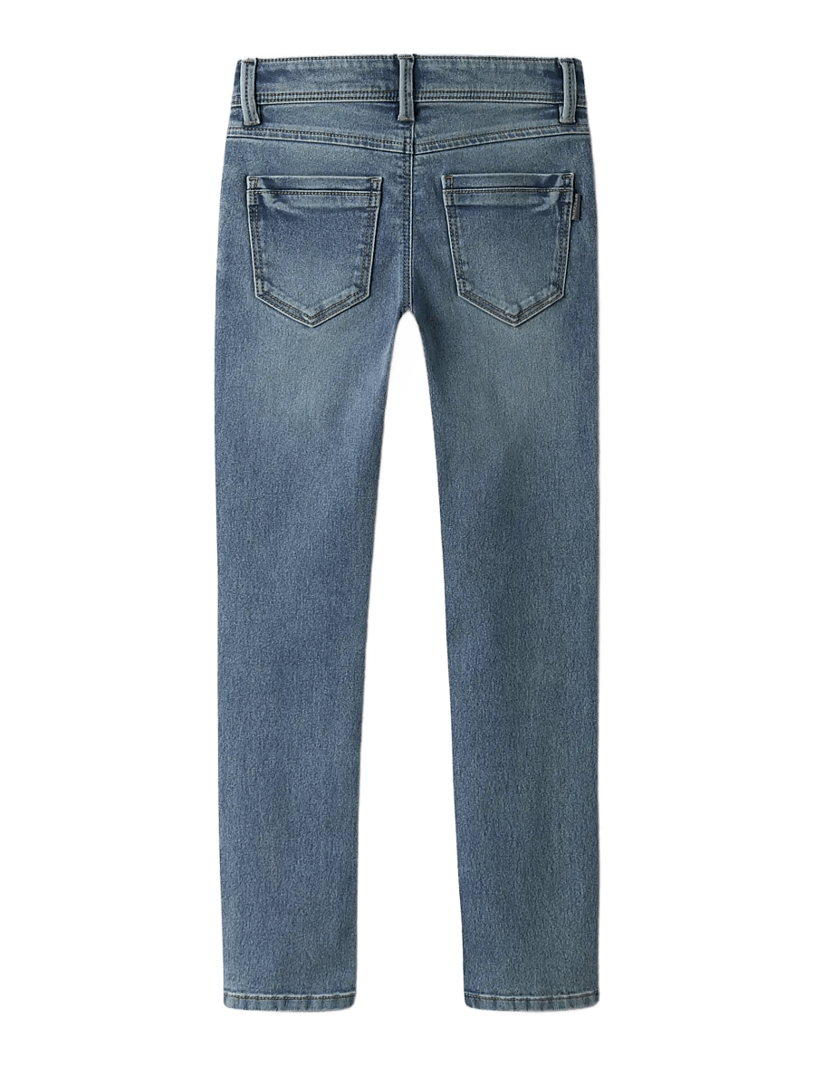 name it - NKMSILAS XSLIM JEANS 2002-TX NOOS - skinny jeans - vintage medium blue denim - 2